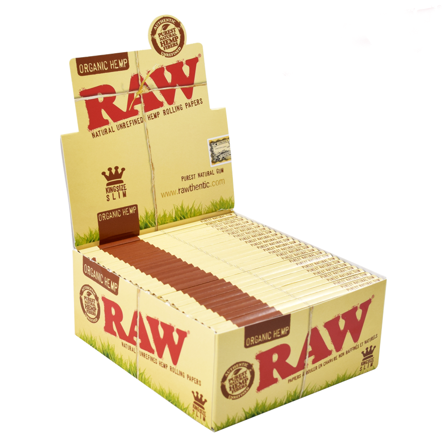 Raw organic hemp rolling paper