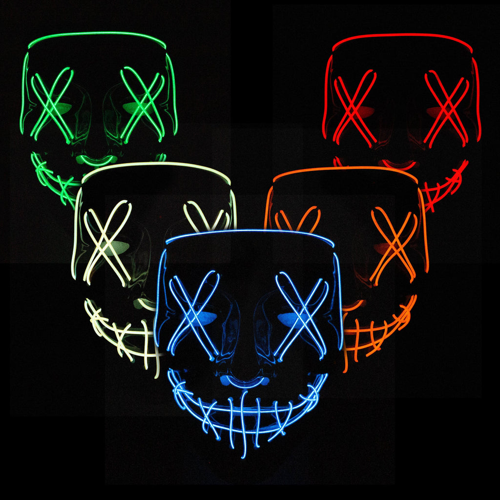 LED Neon Mask for party or Halloween Costume