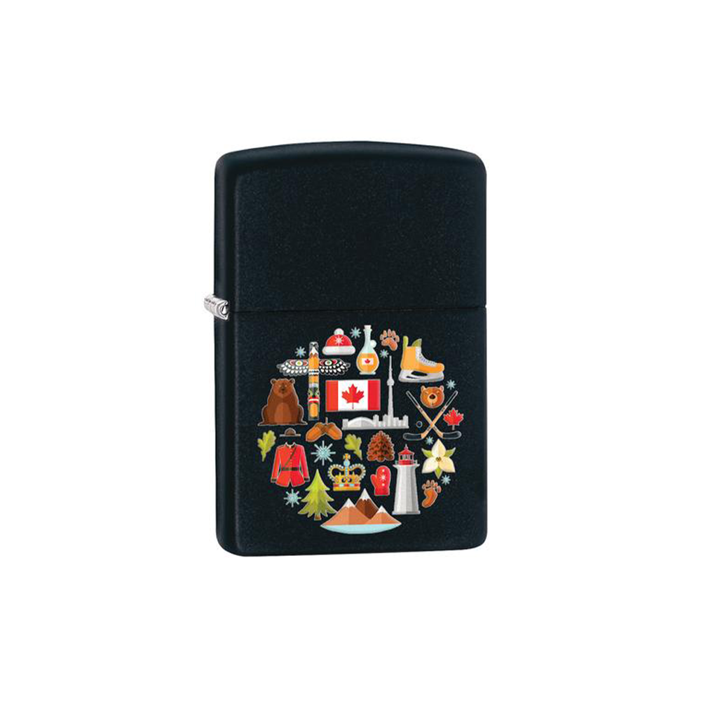 Zippo 078223 Souvenir Canadian Culture Vector Circle Symbol