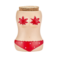 BIKINI STASH JAR W/ RED BIKINI