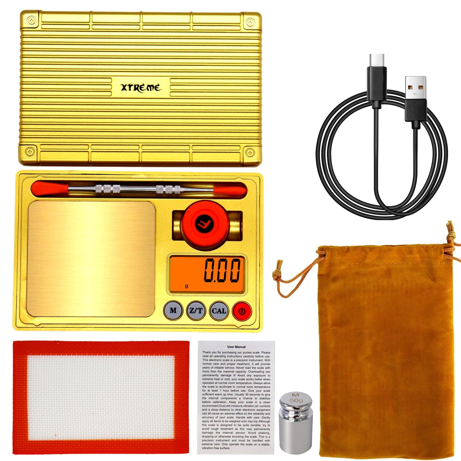 Xtream | Digital Pocket Scale - Golden [XTR-514]