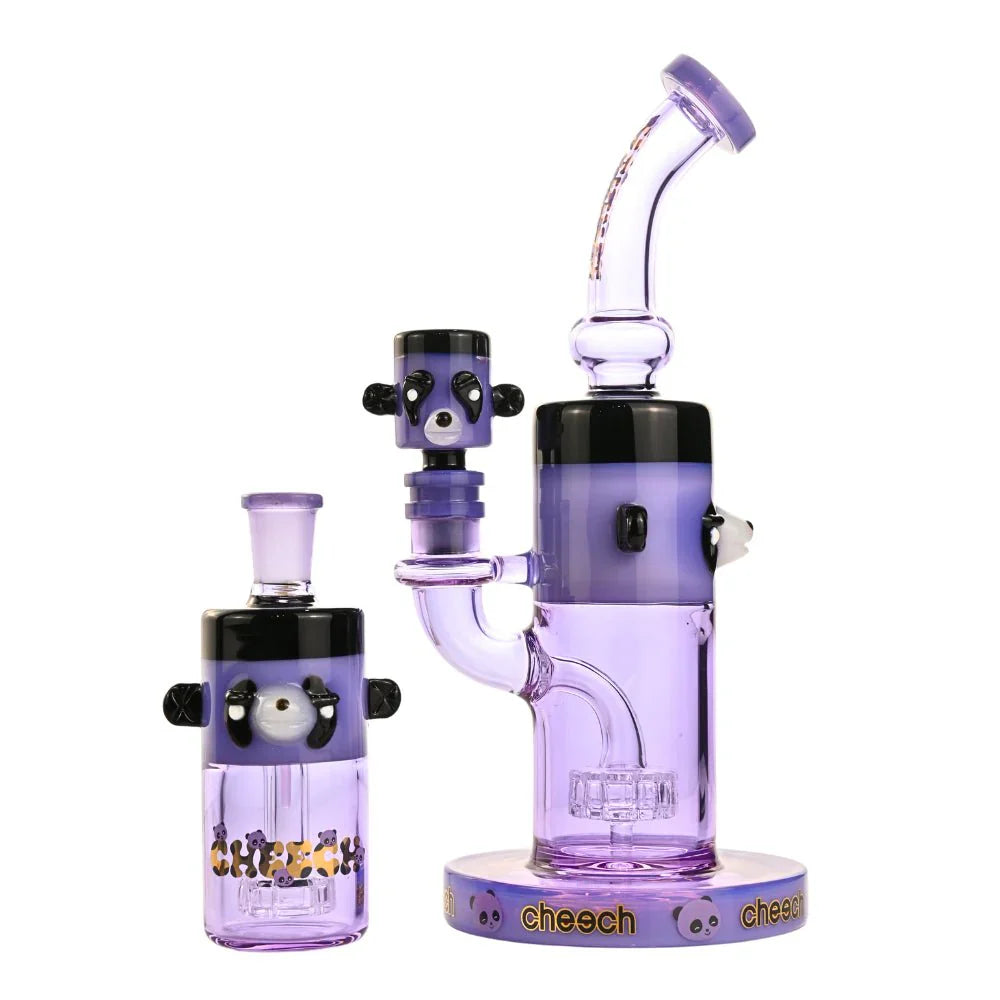 Cheech | 9.5" Panda Bong with Ash Catcher - CHE-232
