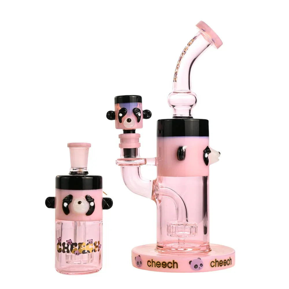 Cheech | 9.5" Panda Bong with Ash Catcher - CHE-232