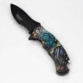 Defender Xtreme - 8.5 Devil Warrior Folding Knife with belt clip [13173]