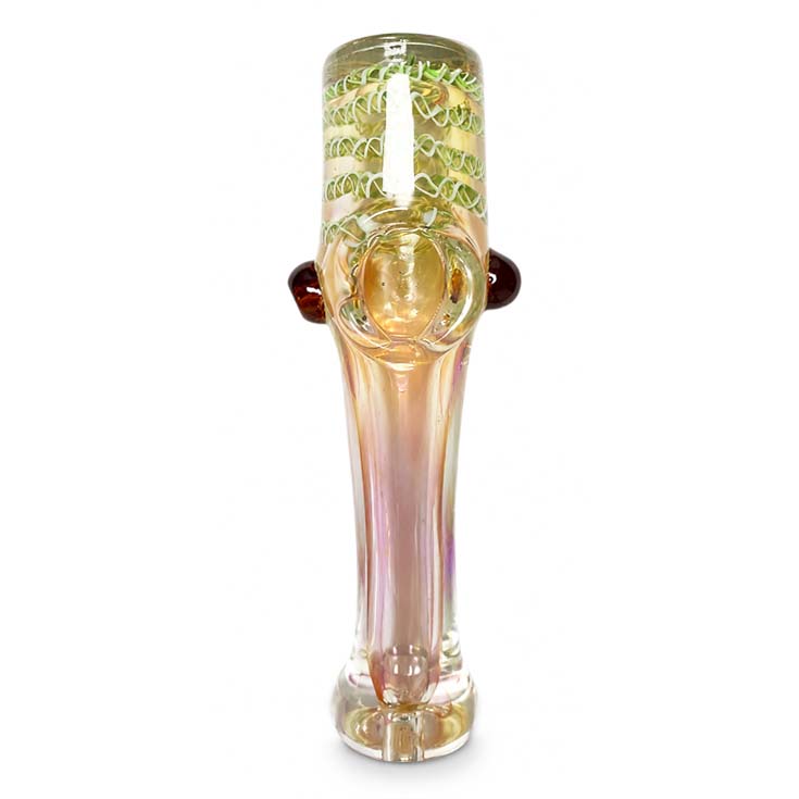 5" Fumed Swirl Glass Spoon Pipe