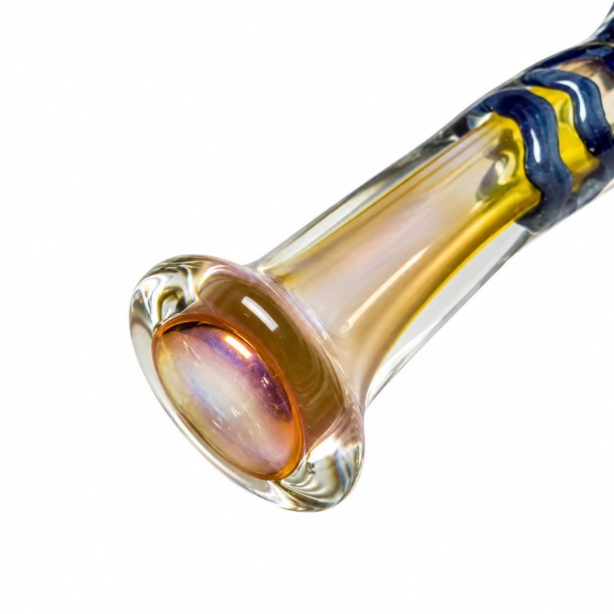 5.5" Fumed Twisted Glass Sherlock Pipe