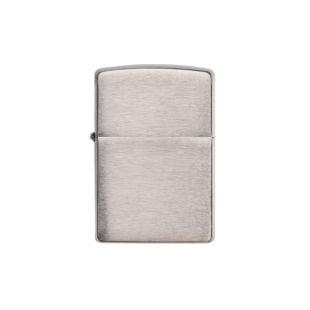 Zippo 200 Reg Brush Fin Chrome