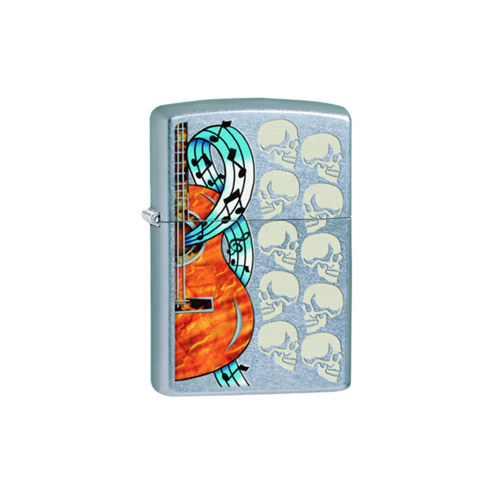Zippo 207-073507 Guitar and Skulls