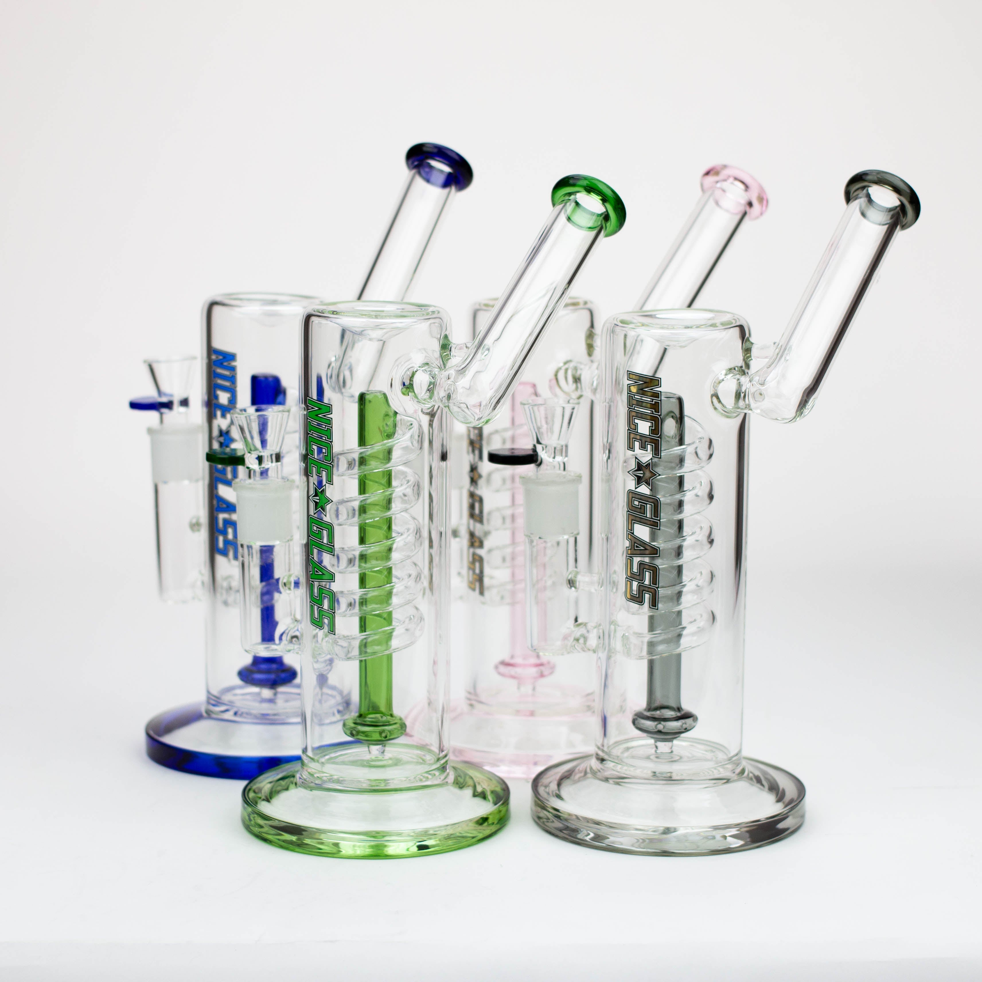 NG-10.5 inch Spiral Perc Bubbler [YN1052]