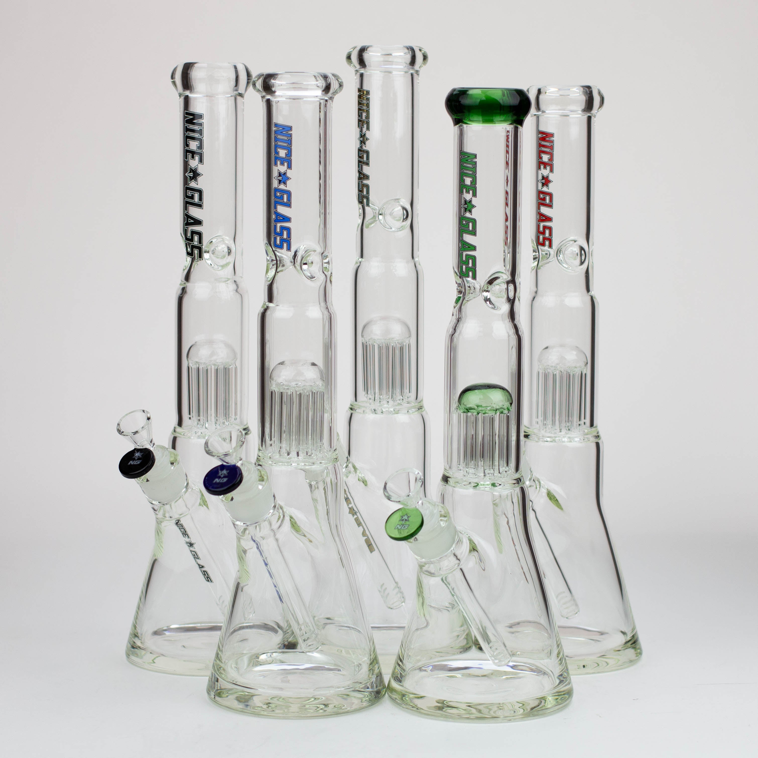 NG-16 inch 8-Arm Tree Perc Bell Beaker [S382]