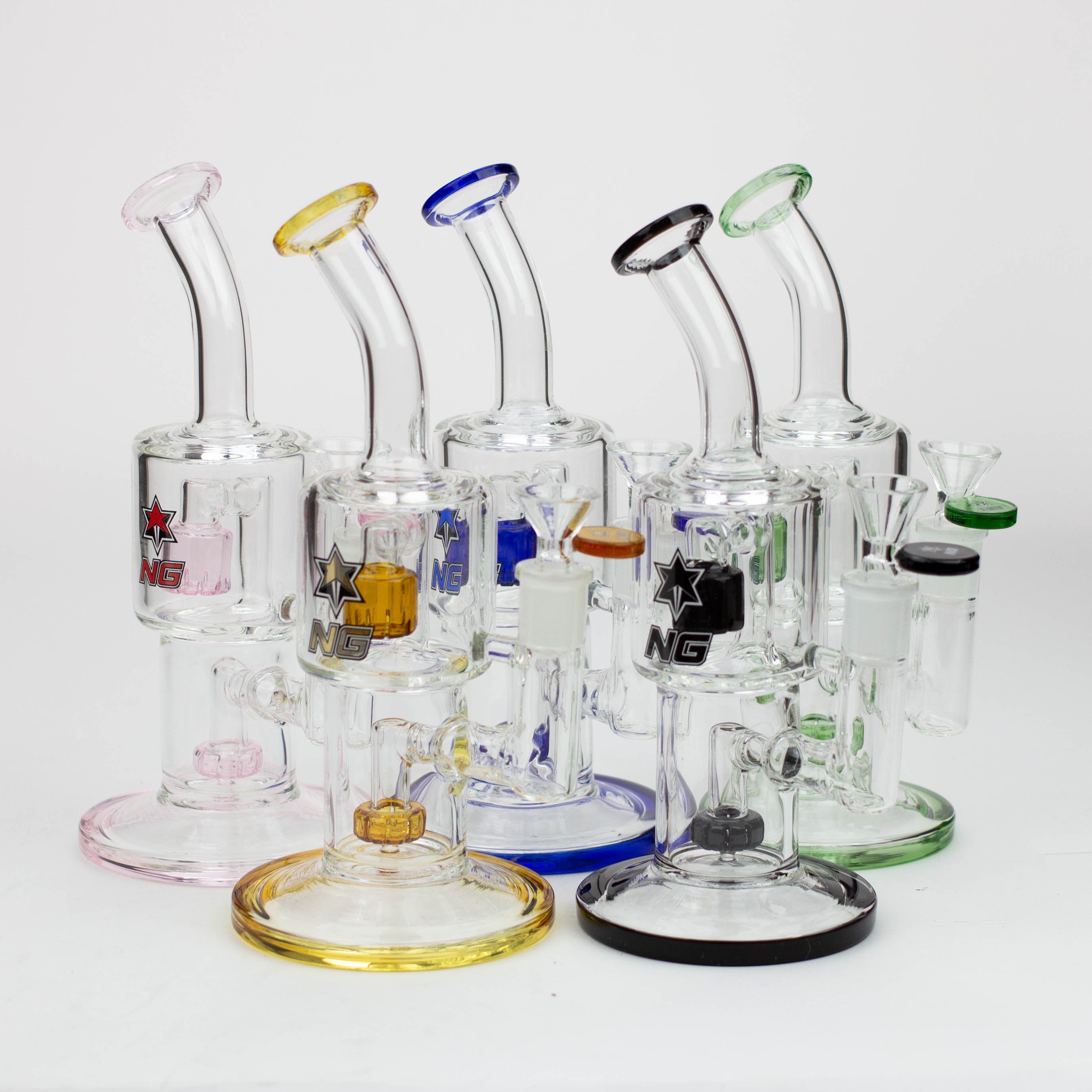 NG-8.5 inch Double Chamber Bubbler [XY574]