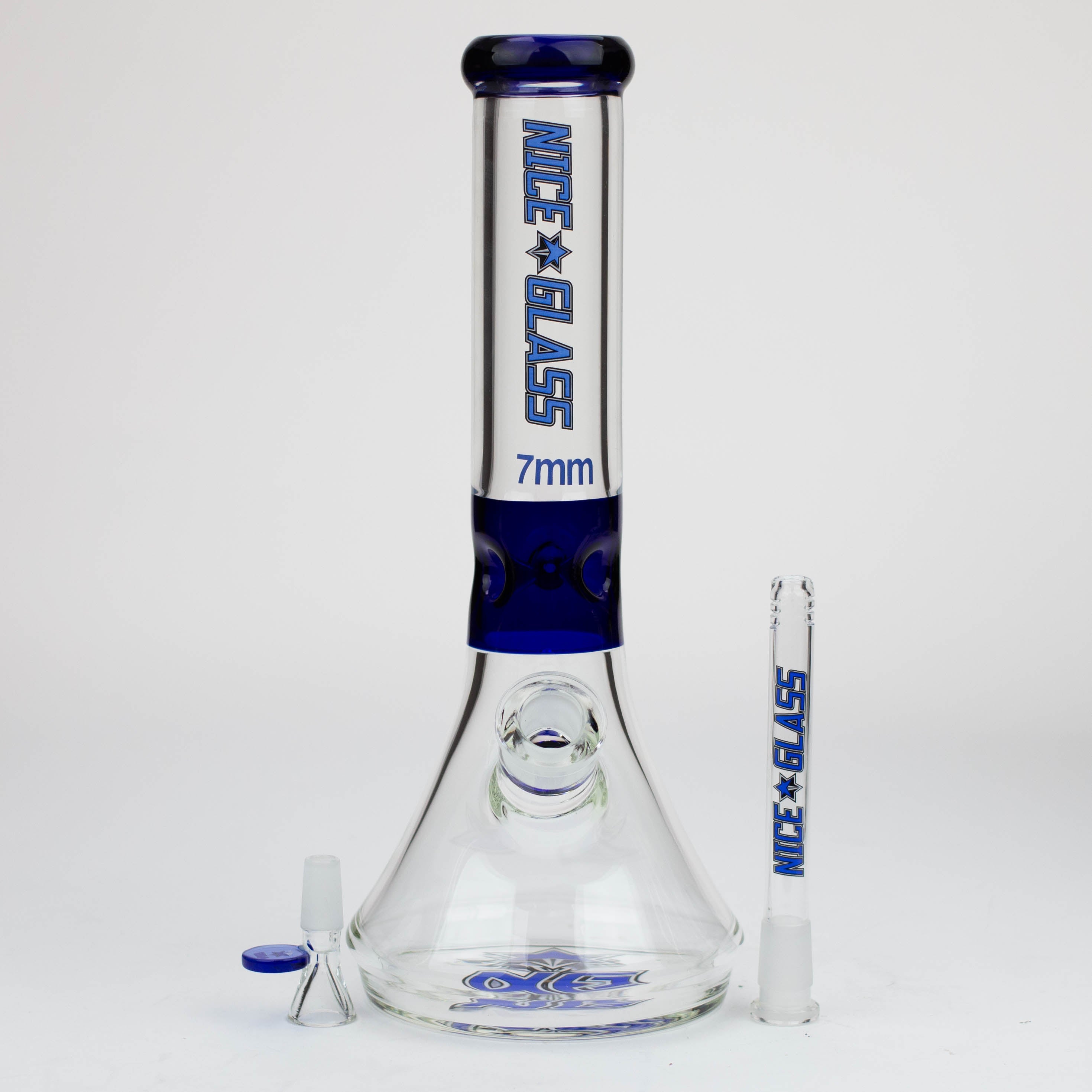 NG-13 inch 7mm Flat Base Beaker [L734]