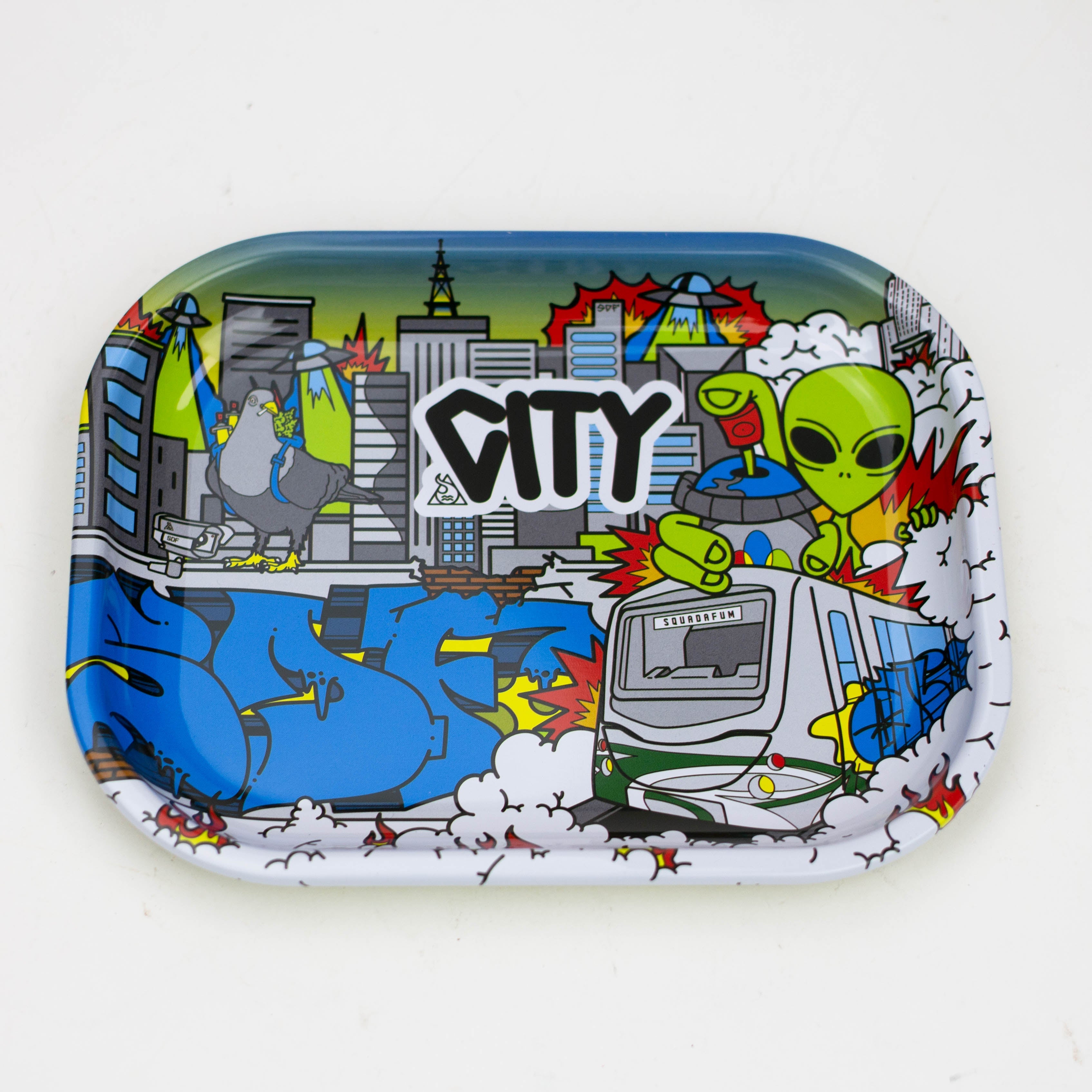 Squadafum Small Metal Tray