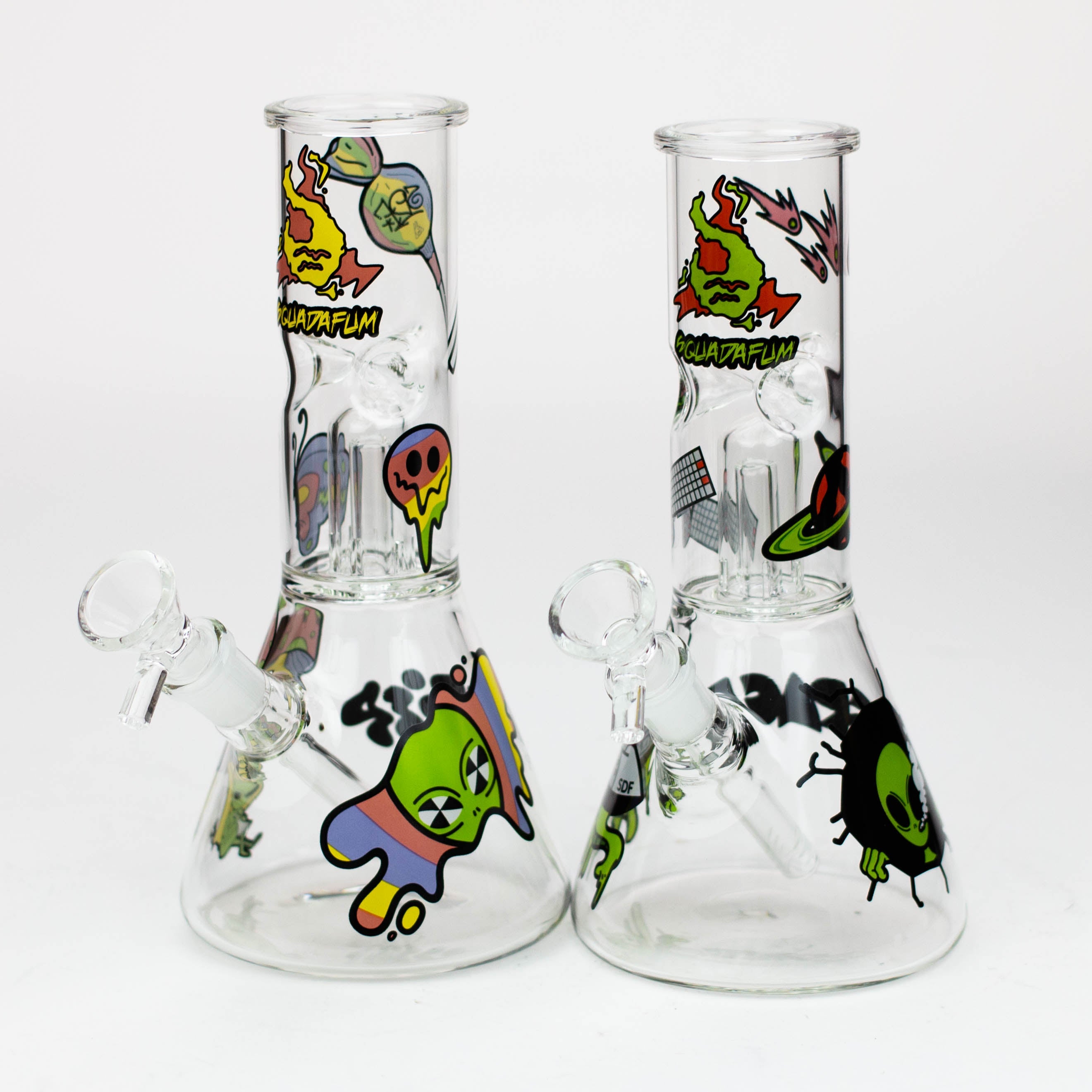 Glass Ice Bong Percolator Stickers
