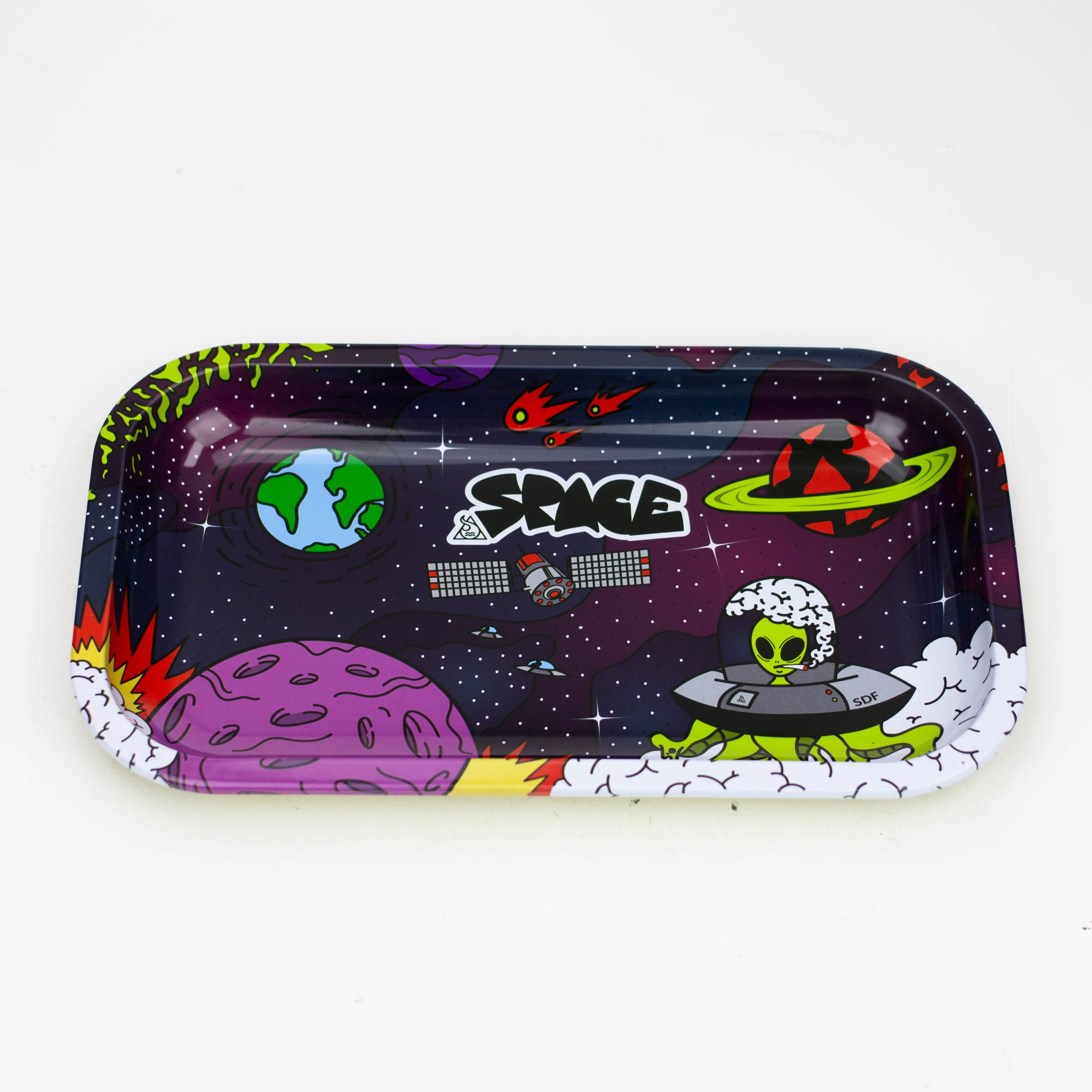 Squadafum Large Metal Tray