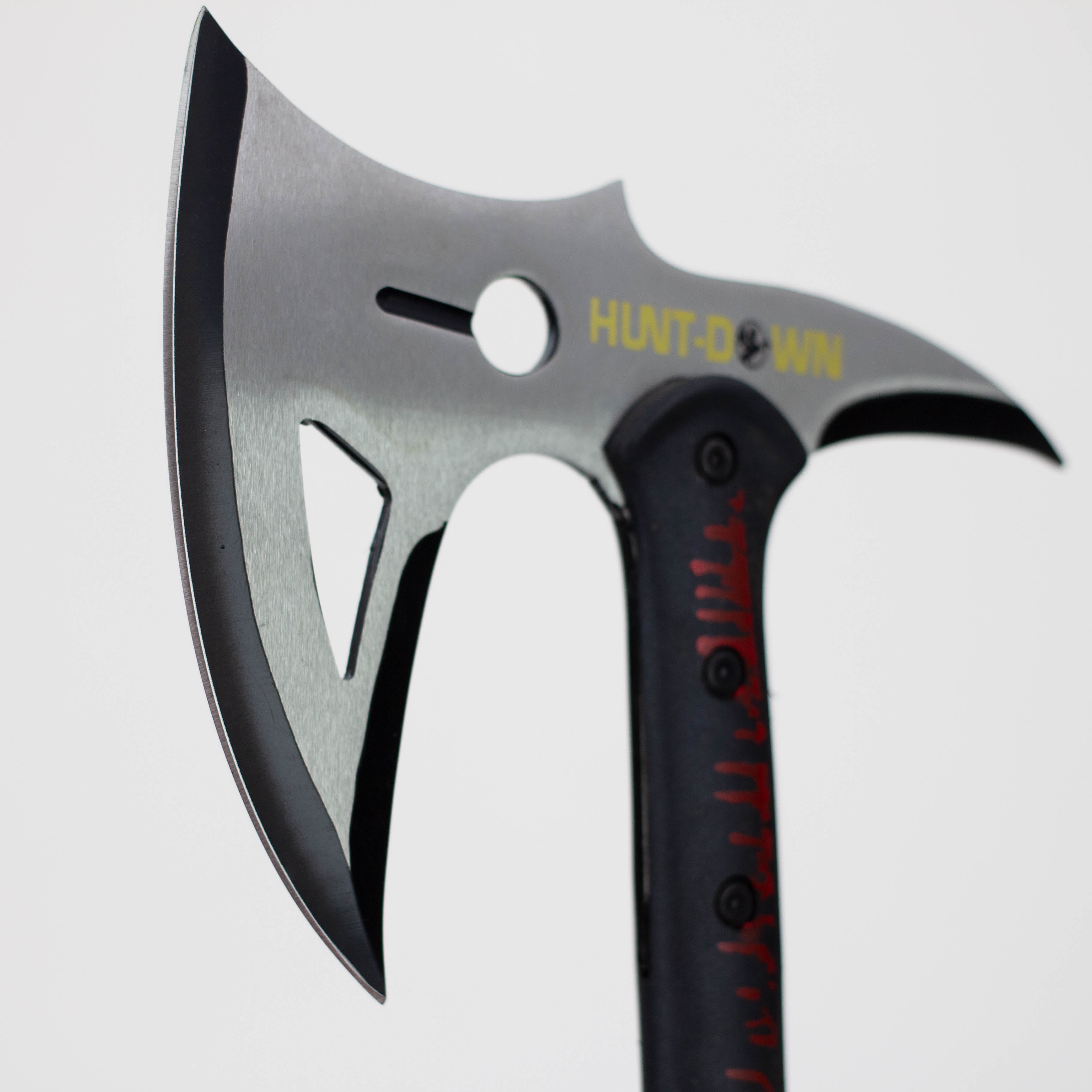 16" Hunt Down Black Hard Plastic Handle Tactical Axe [HD8246]