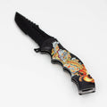 8" Ergo  Handle Half-Serration Honor Americana Knife [JS3-3FD-A]
