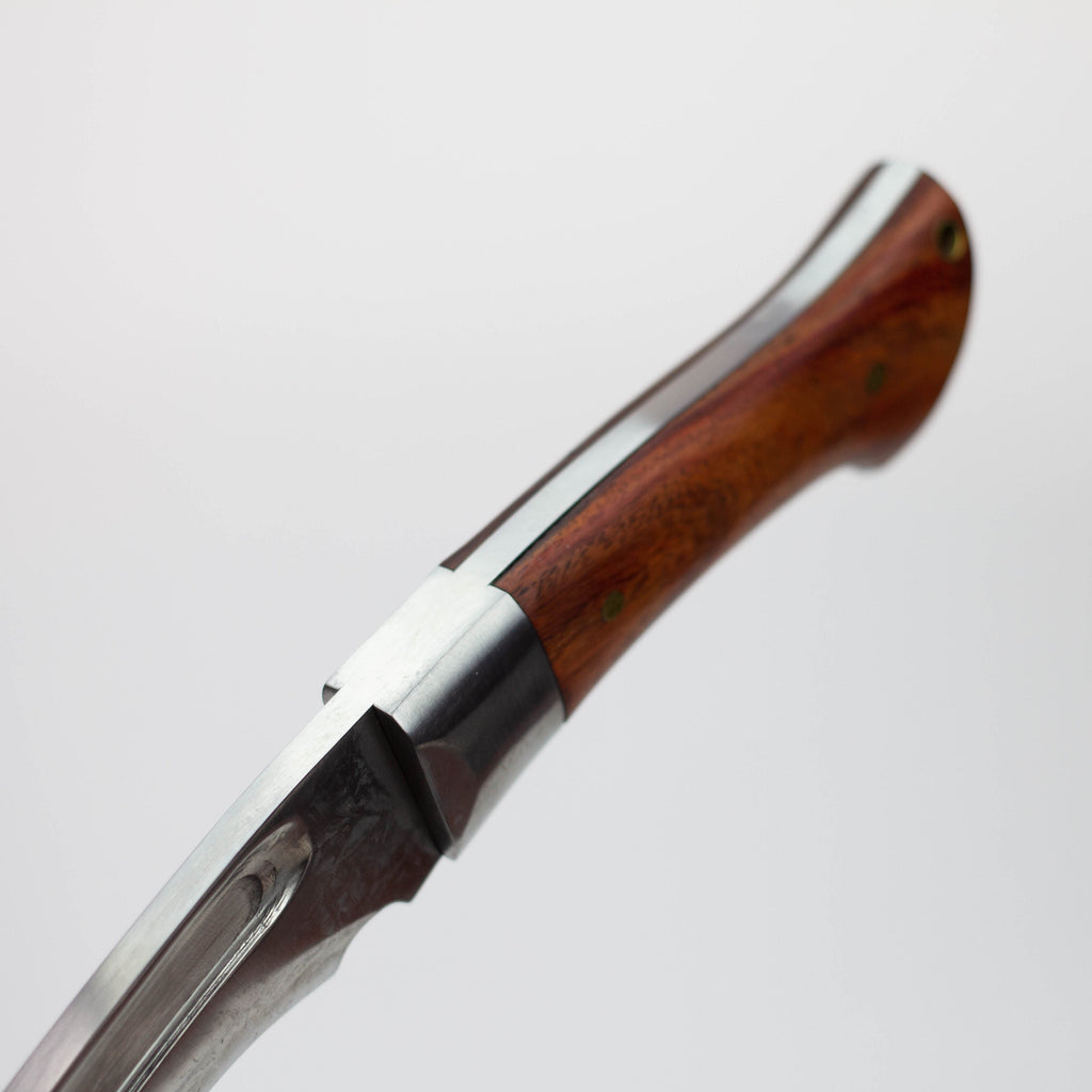 19.5" Full Tang Kukri W/Blade & Mahogany Handle [T22022]
