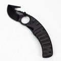 7.5" Defender Xtreme Black Folding - Knife with Belt Clip [DF9423]