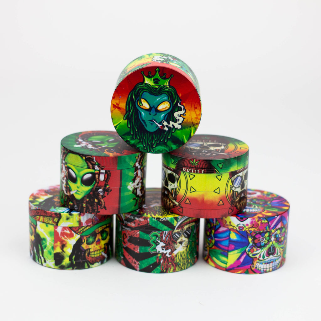 GENIE 4 parts 63 mm Alien metal grinder Box of 6 [SSP007]
