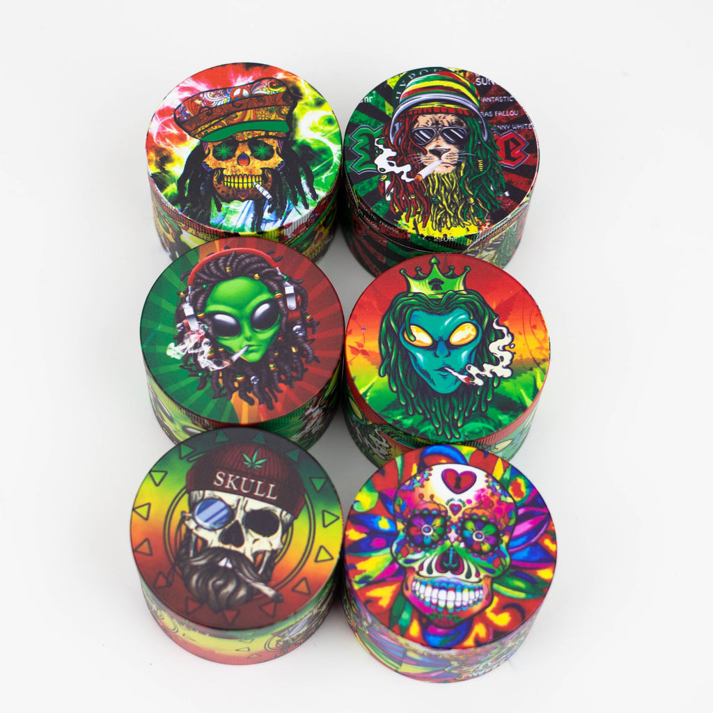 GENIE 4 parts 63 mm Alien metal grinder Box of 6 [SSP007]