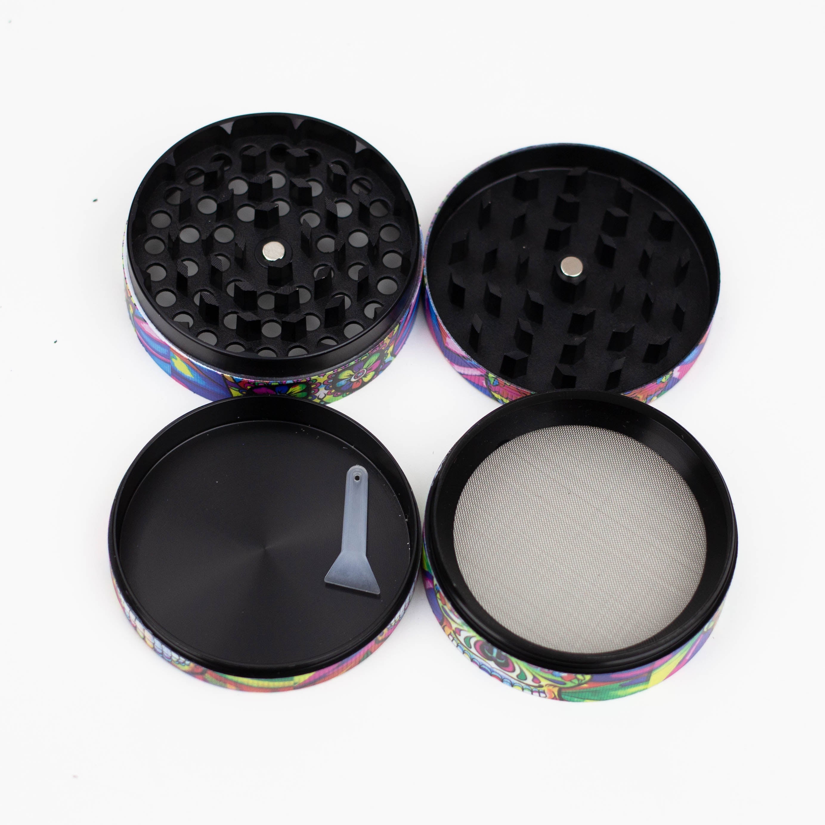 GENIE 4 parts 63 mm Alien metal grinder Box of 6 [SSP007]