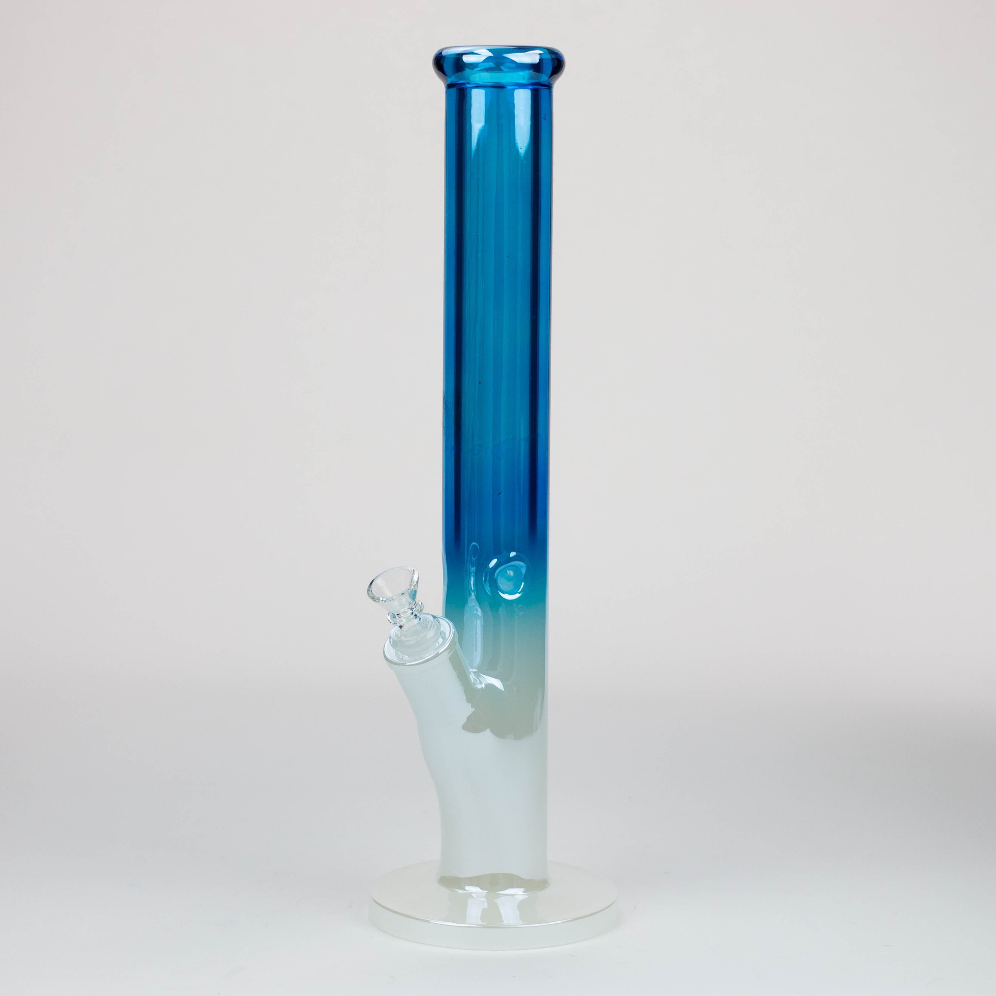 16" Electroplated Gradient Classic tube 9 mm glass bong [WP196]