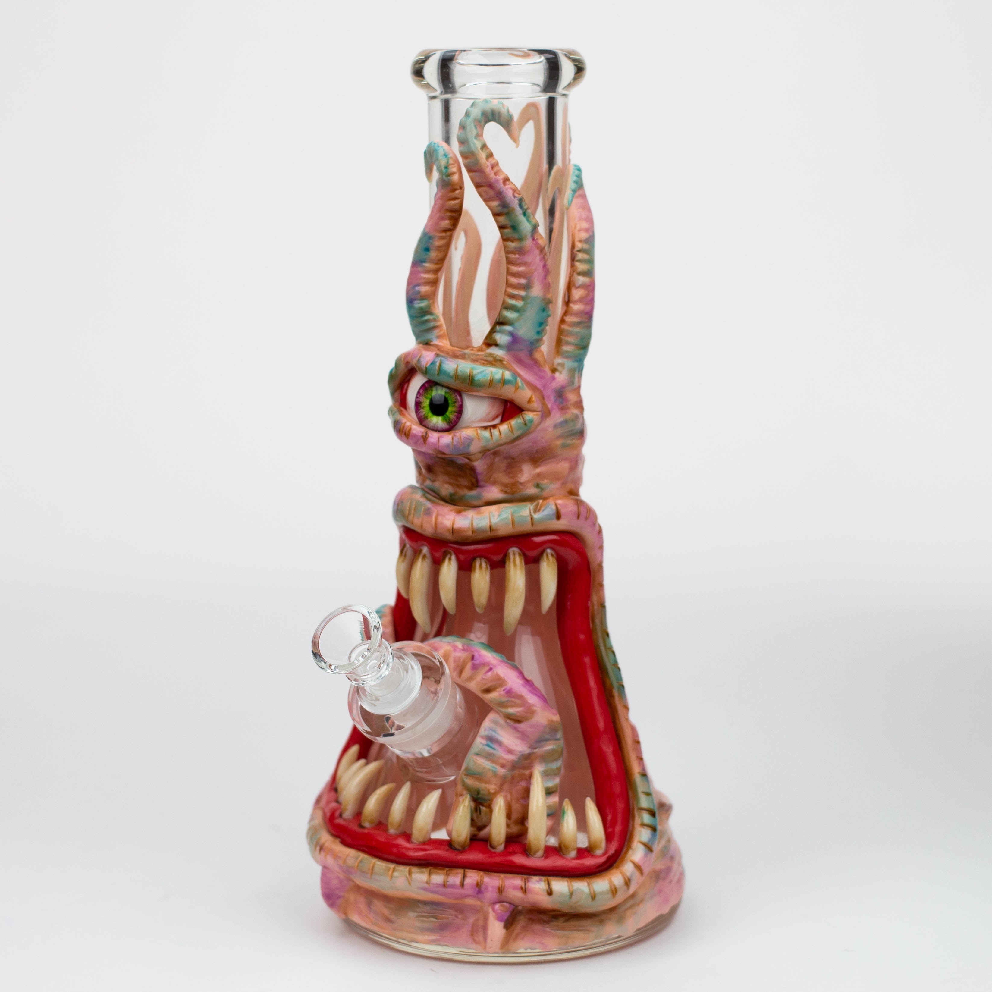 PHOENIX STAR-12.5"  Resin 3D artwork 7mm glass beaker water bong