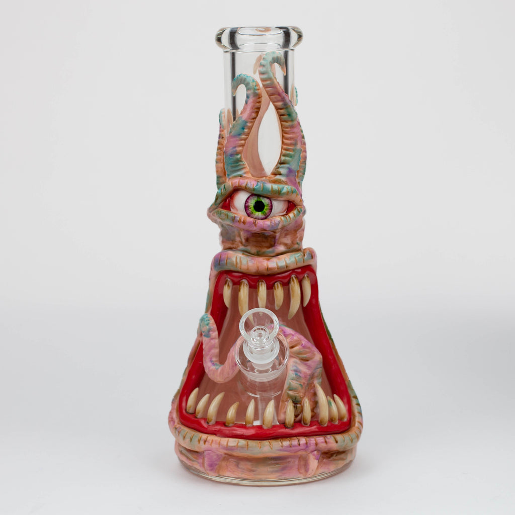 PHOENIX STAR-12.5"  Resin 3D artwork 7mm glass beaker water bong