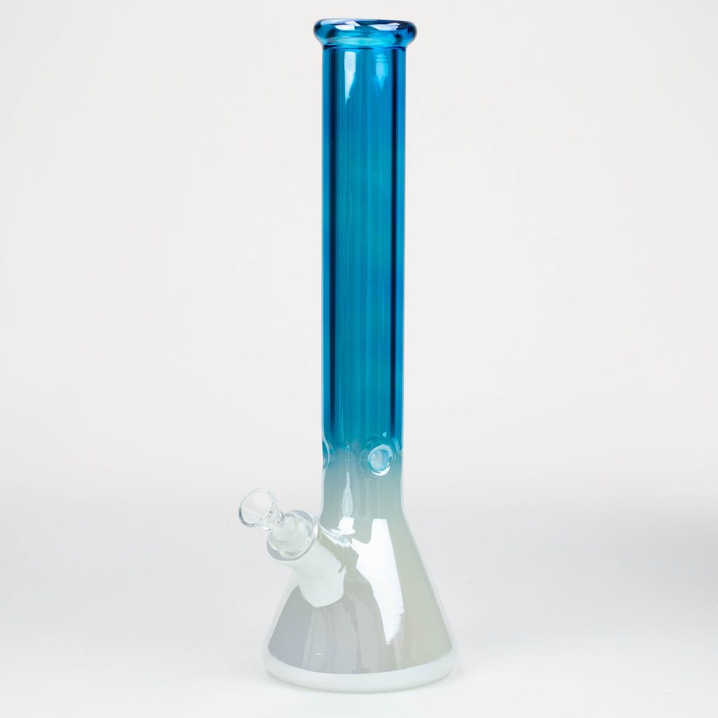 16" Electroplated Gradient Classic beaker 9 mm glass bong [WP187]