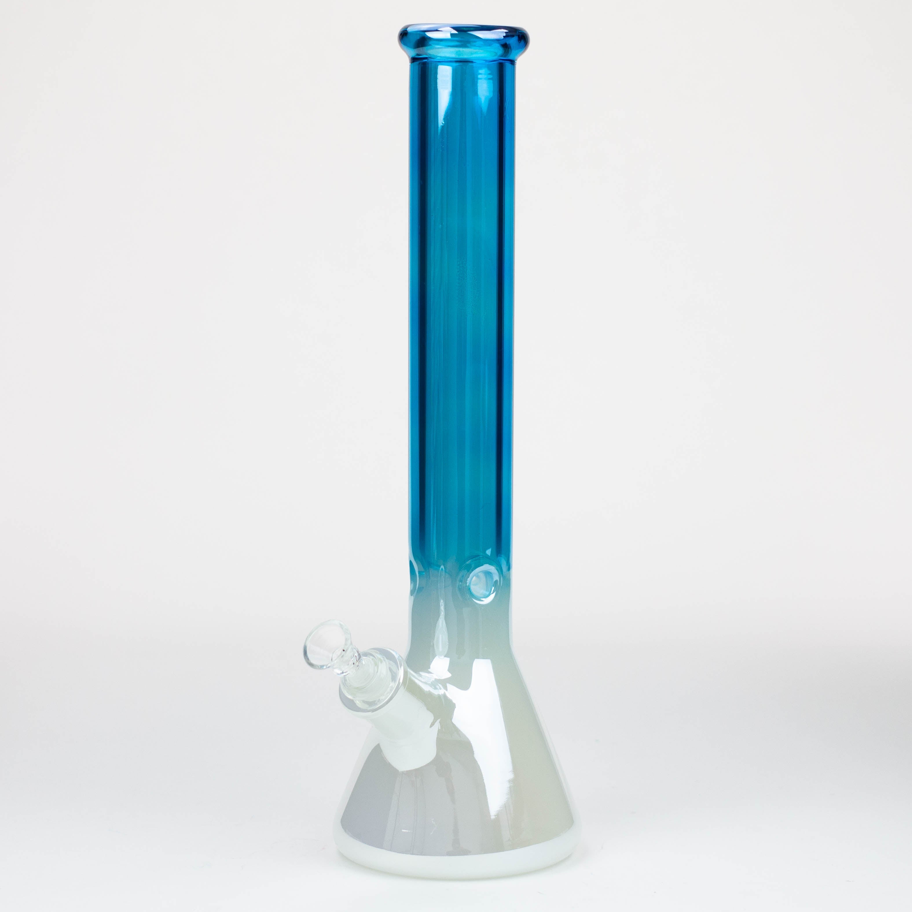 16" Electroplated Gradient Classic beaker 9 mm glass bong [WP187]