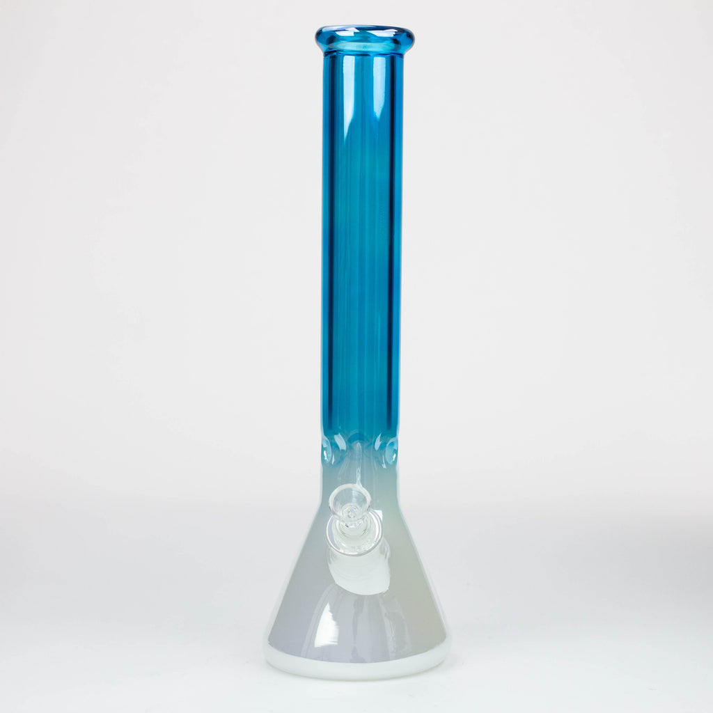 16" Electroplated Gradient Classic beaker 9 mm glass bong [WP187]