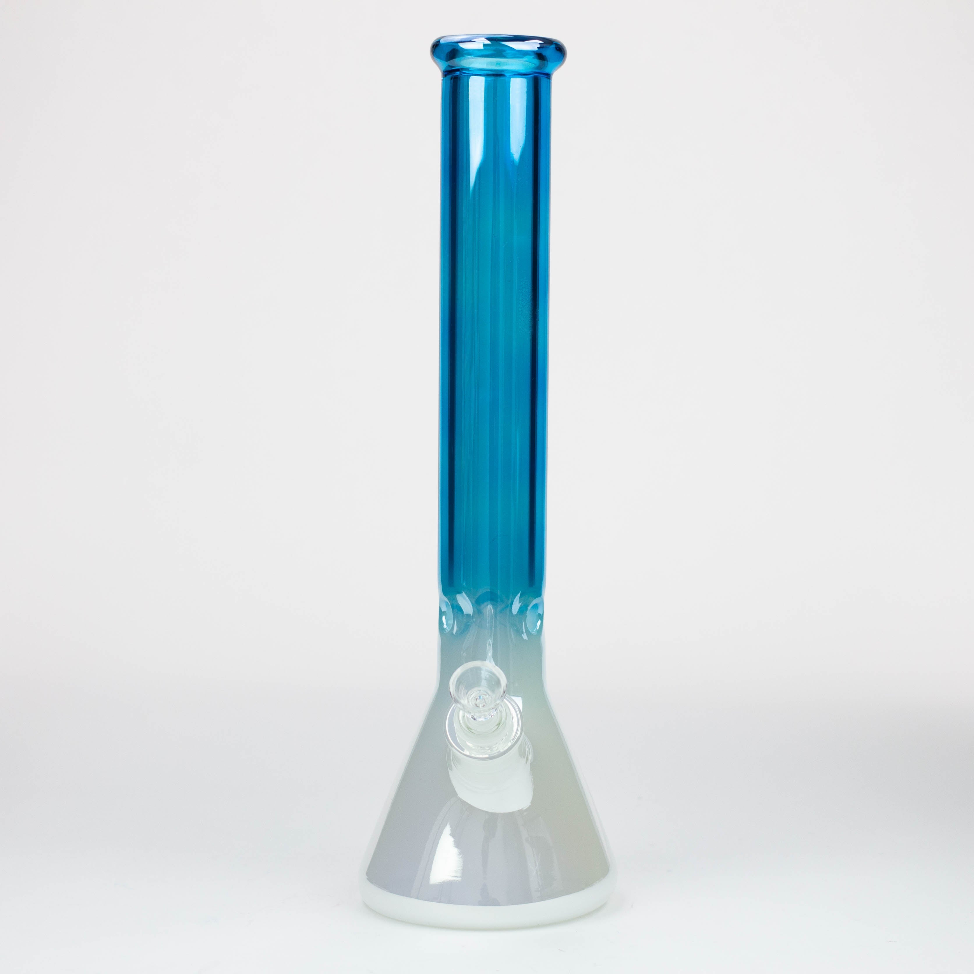 16" Electroplated Gradient Classic beaker 9 mm glass bong [WP187]