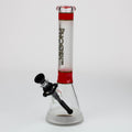 PHOENIX STAR -13" Sandblasted glass water bong with clip [PHX03]