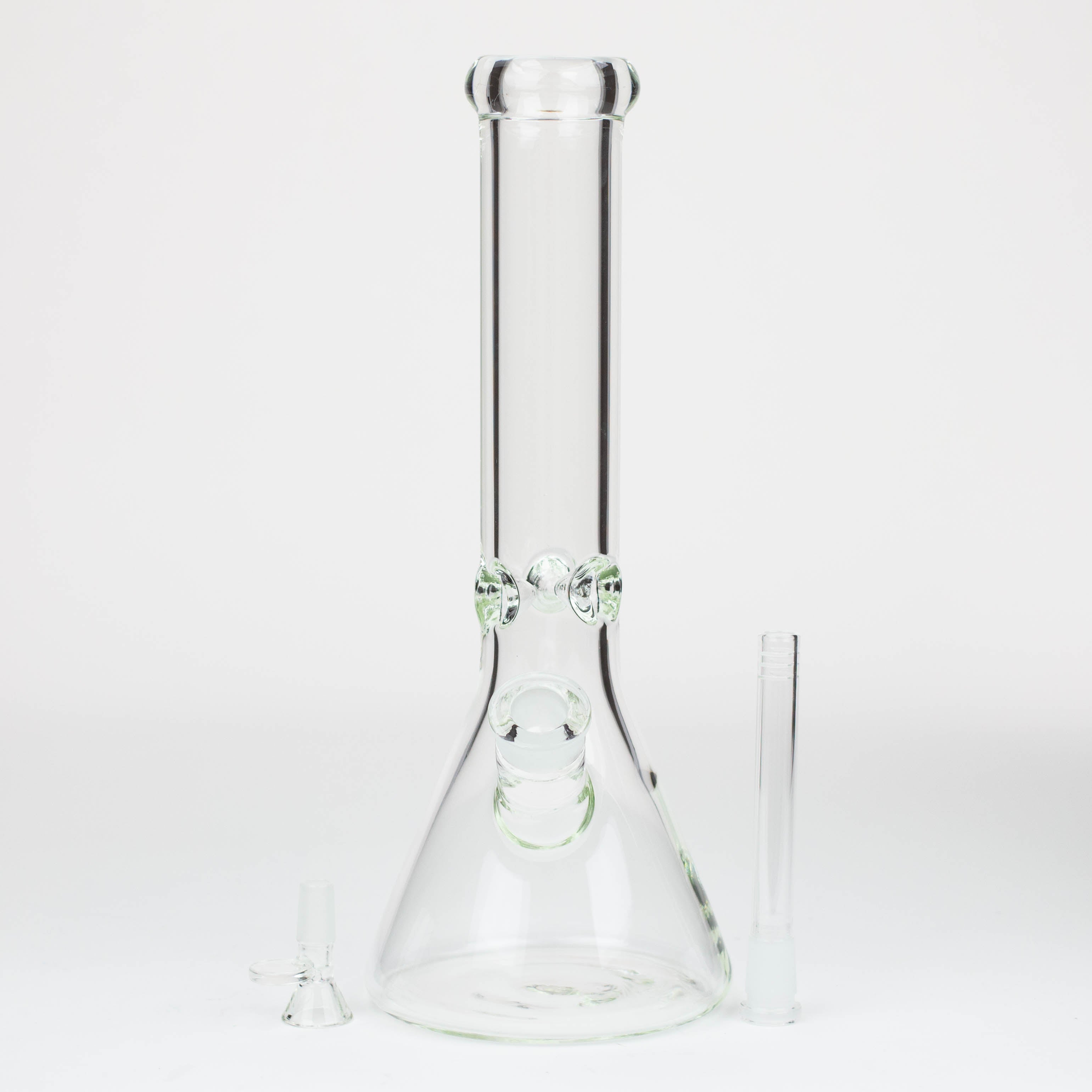 13.5" Classic beaker 7 mm glass water bong [SP48]