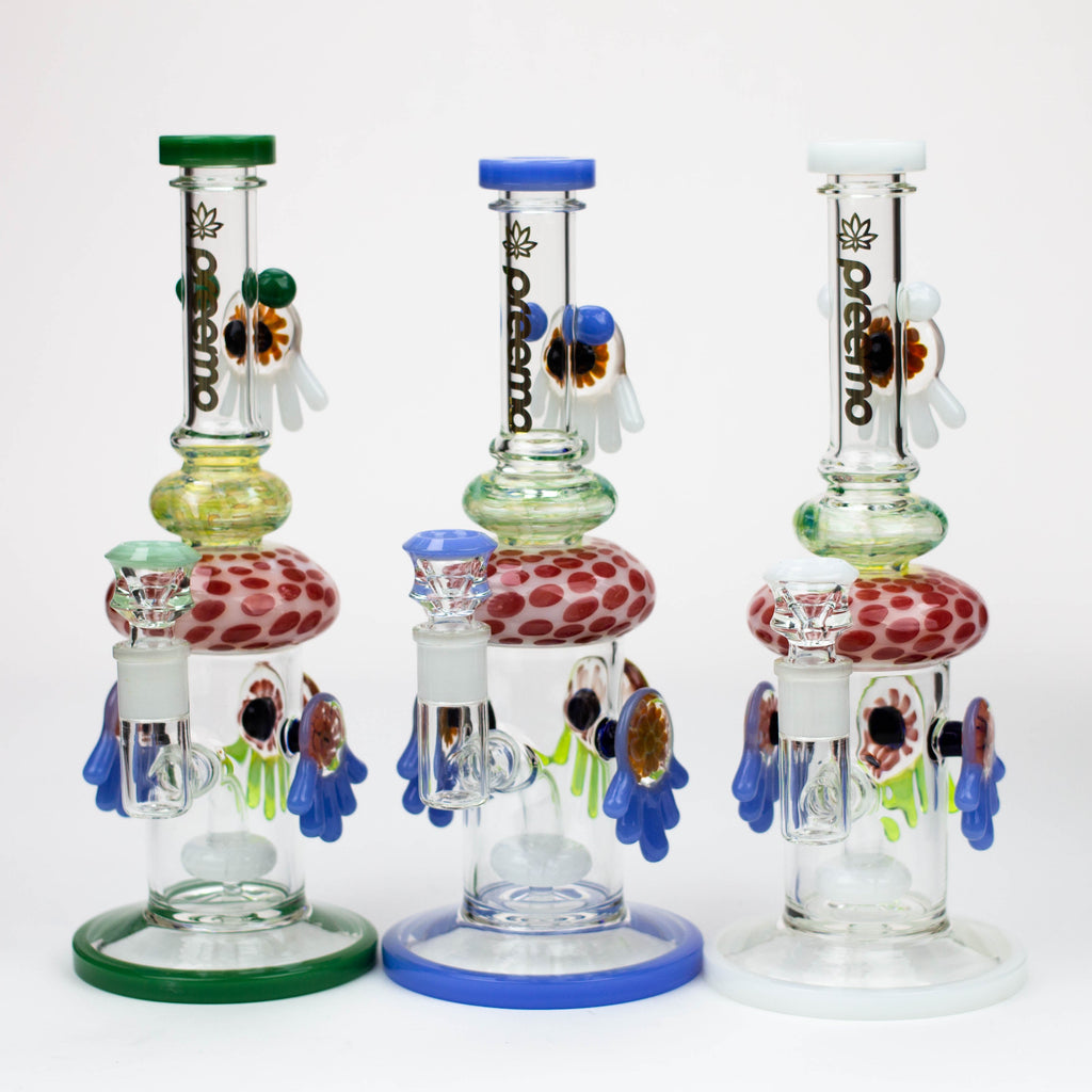 preemo - 12 inch Whimsy Mushroom Bong [P078]