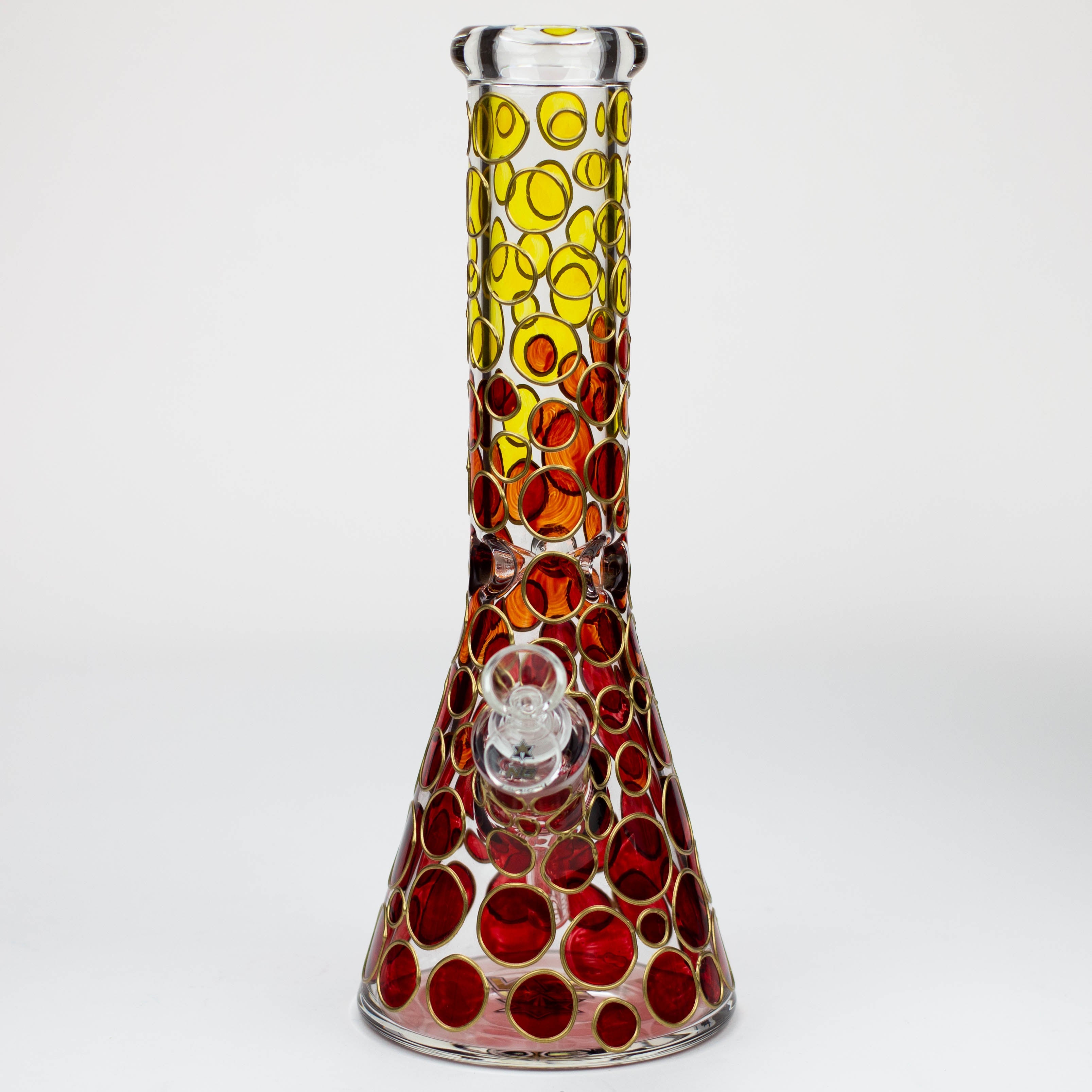 NG-13 inch 7 mm Color Dots Beaker [ST028]