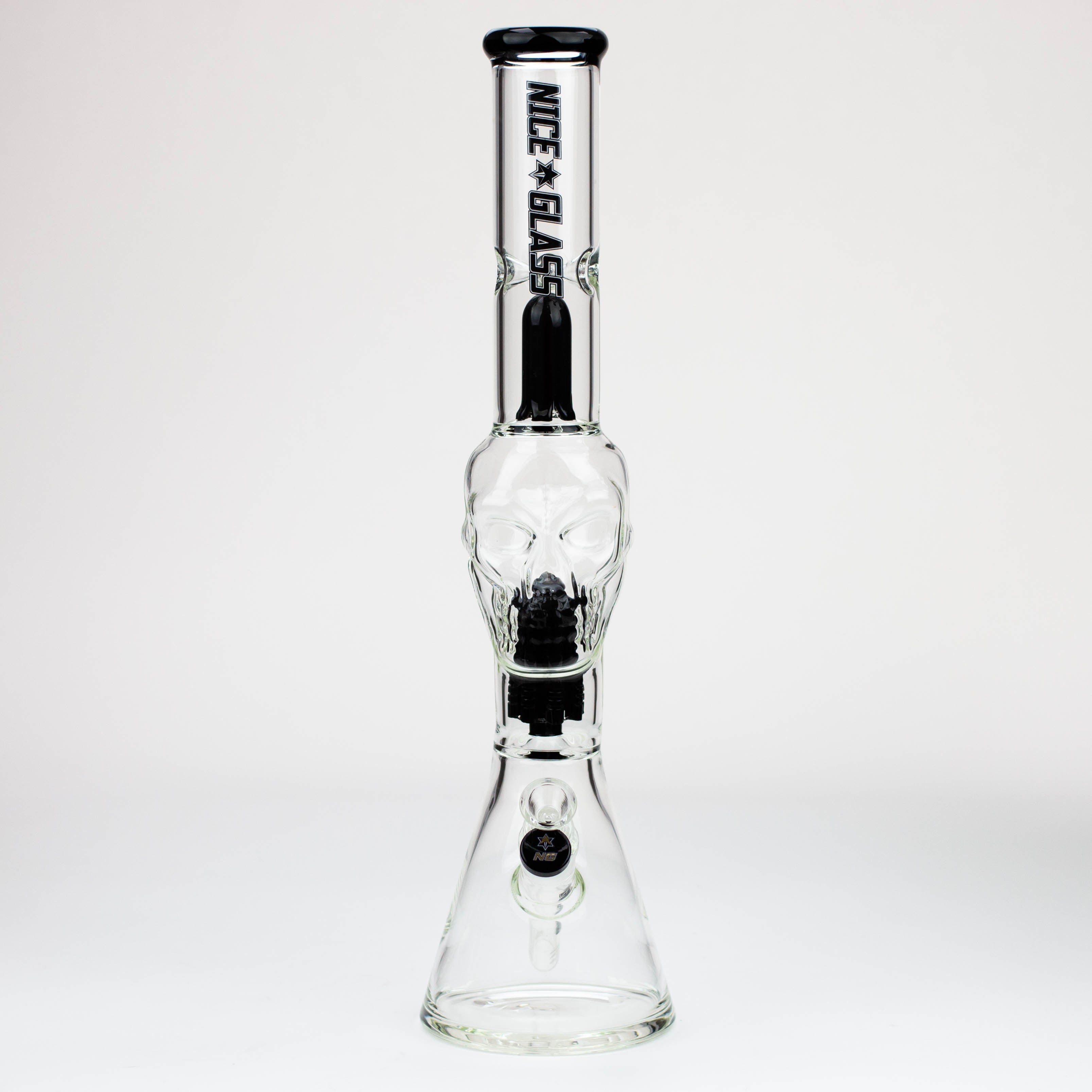 NG- 19 inch Skull Head 6-Arm Tree Perc Bong [Y007]