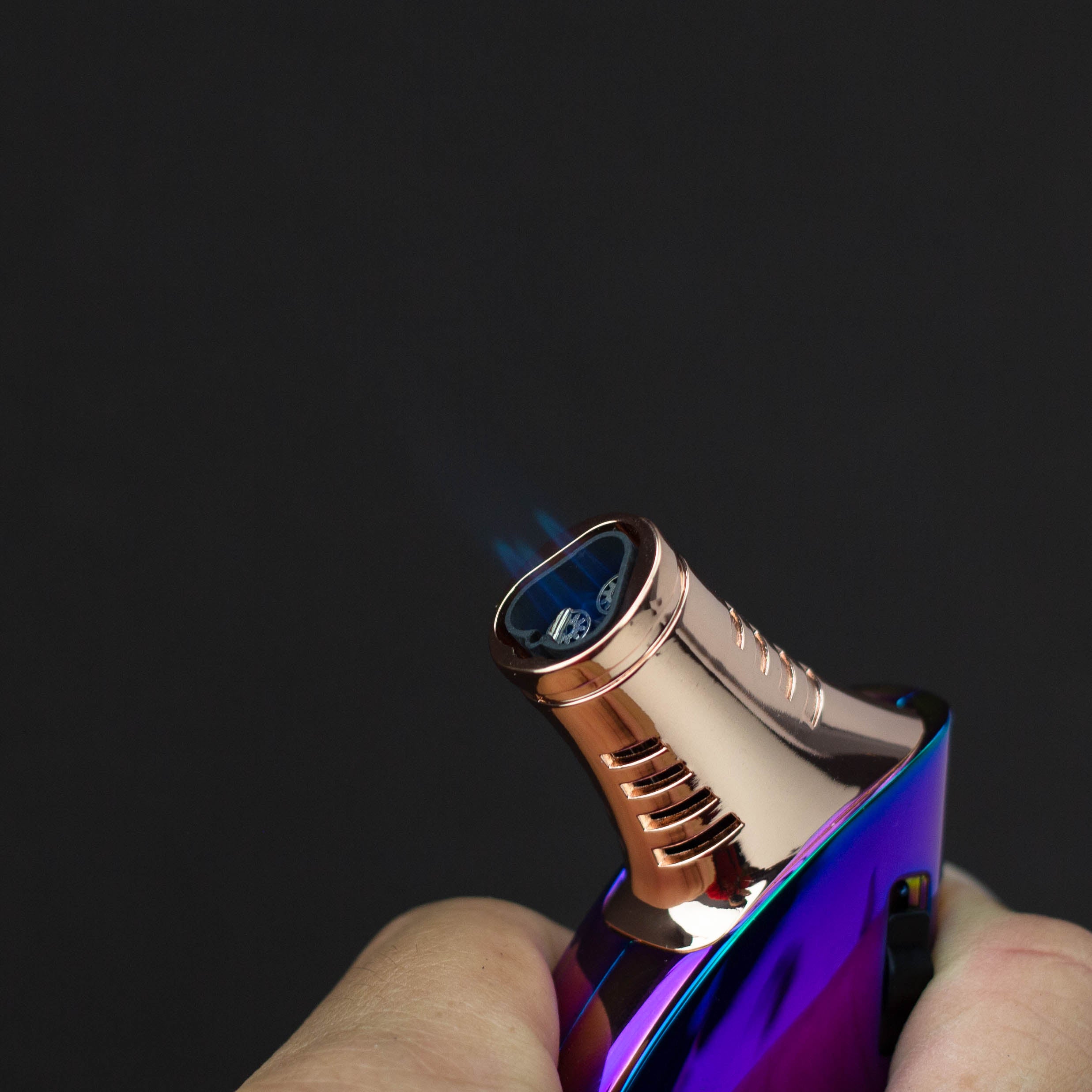 Scorch Torch | Triple flames torch lighter w/Cigar Punch [61537-1-3T]