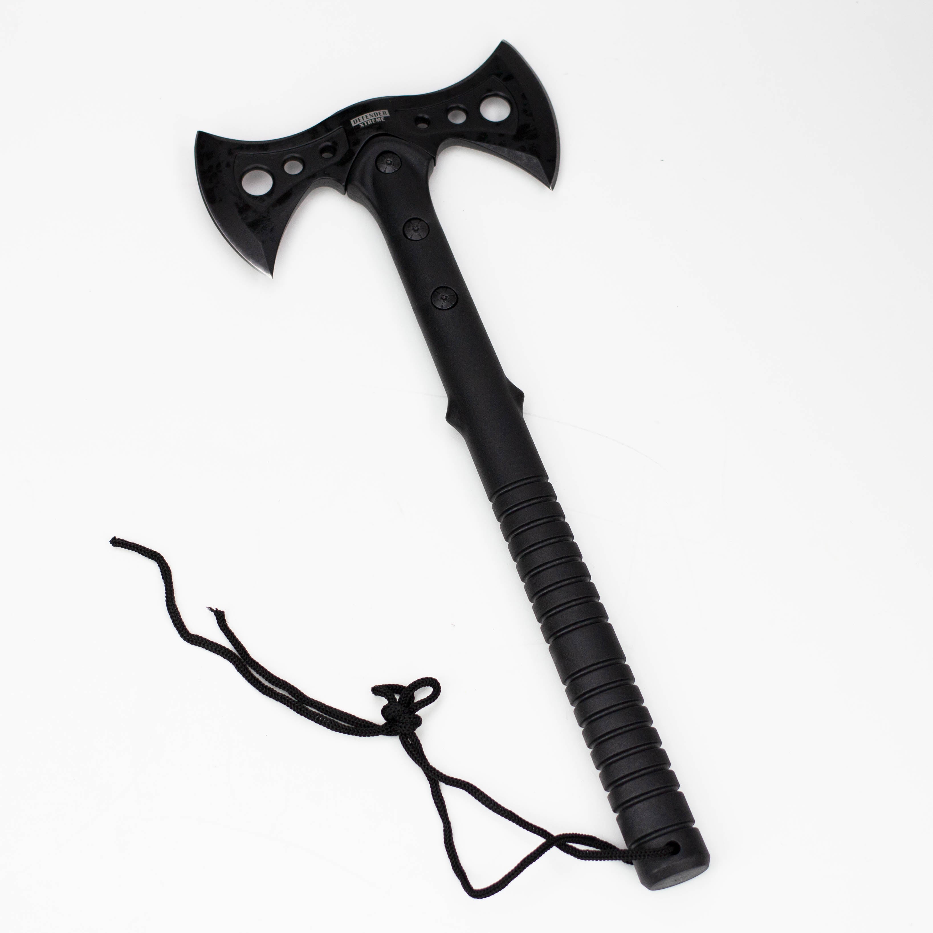 15.5" All  Black Tactical Axe Double Blade Head [13463]