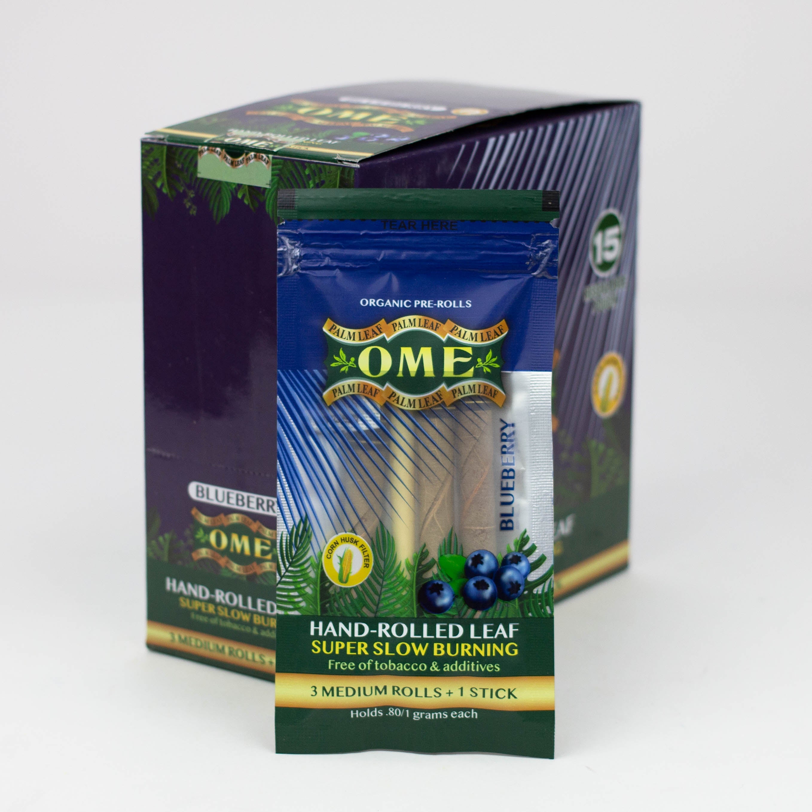 OME-Hand-Rolled flavor Medium wraps Box of 15