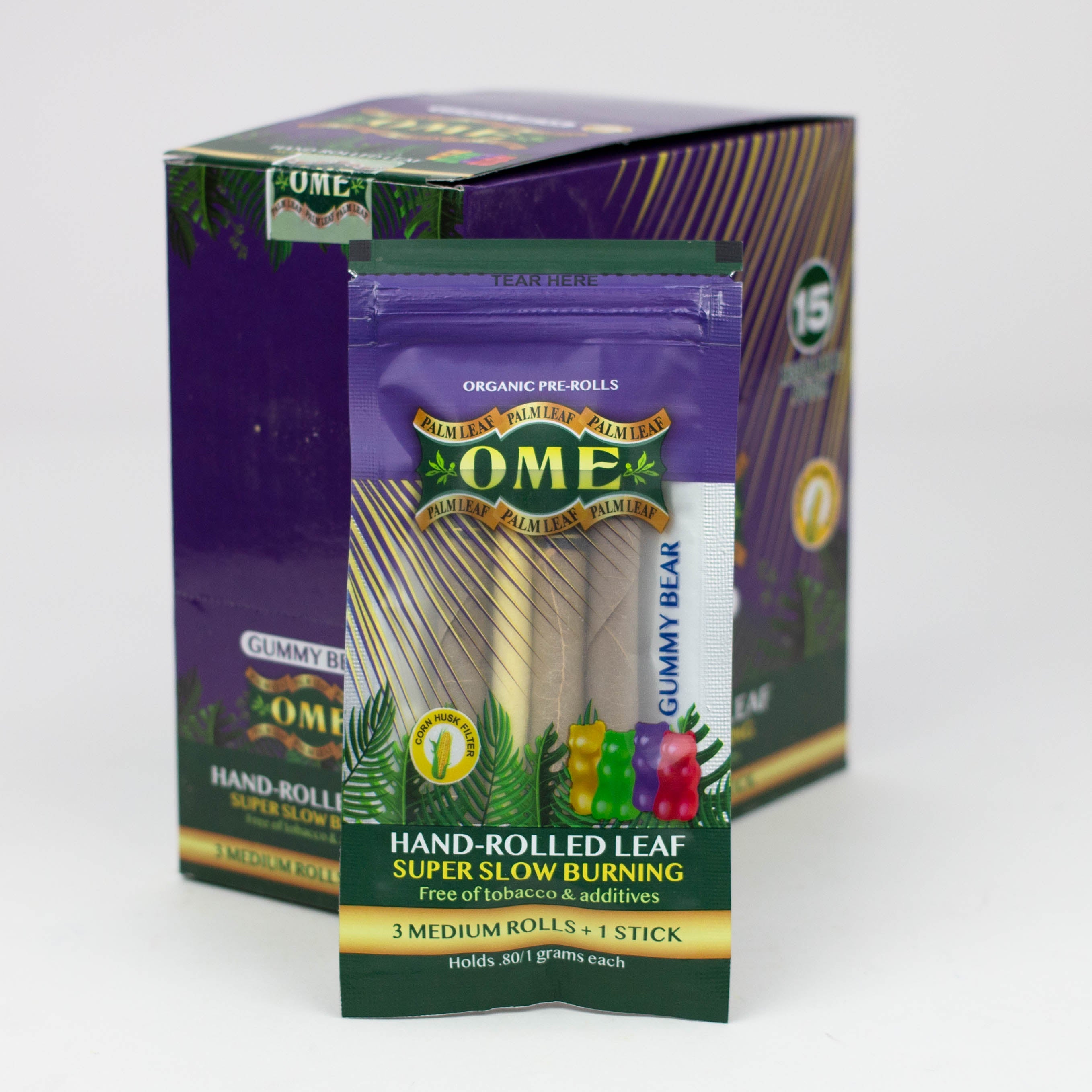 OME-Hand-Rolled flavor Medium wraps Box of 15
