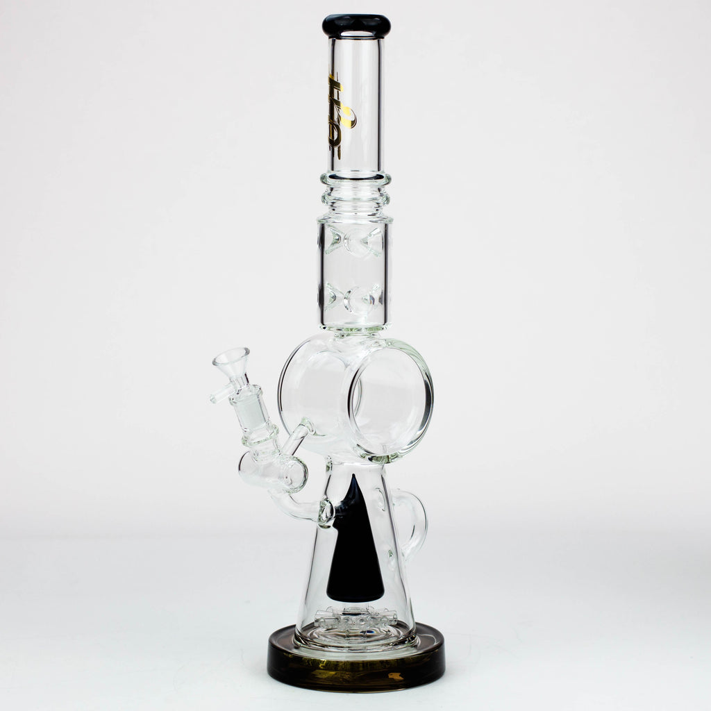 18" H2O Cone diffuser glass water bong [H2O-16]