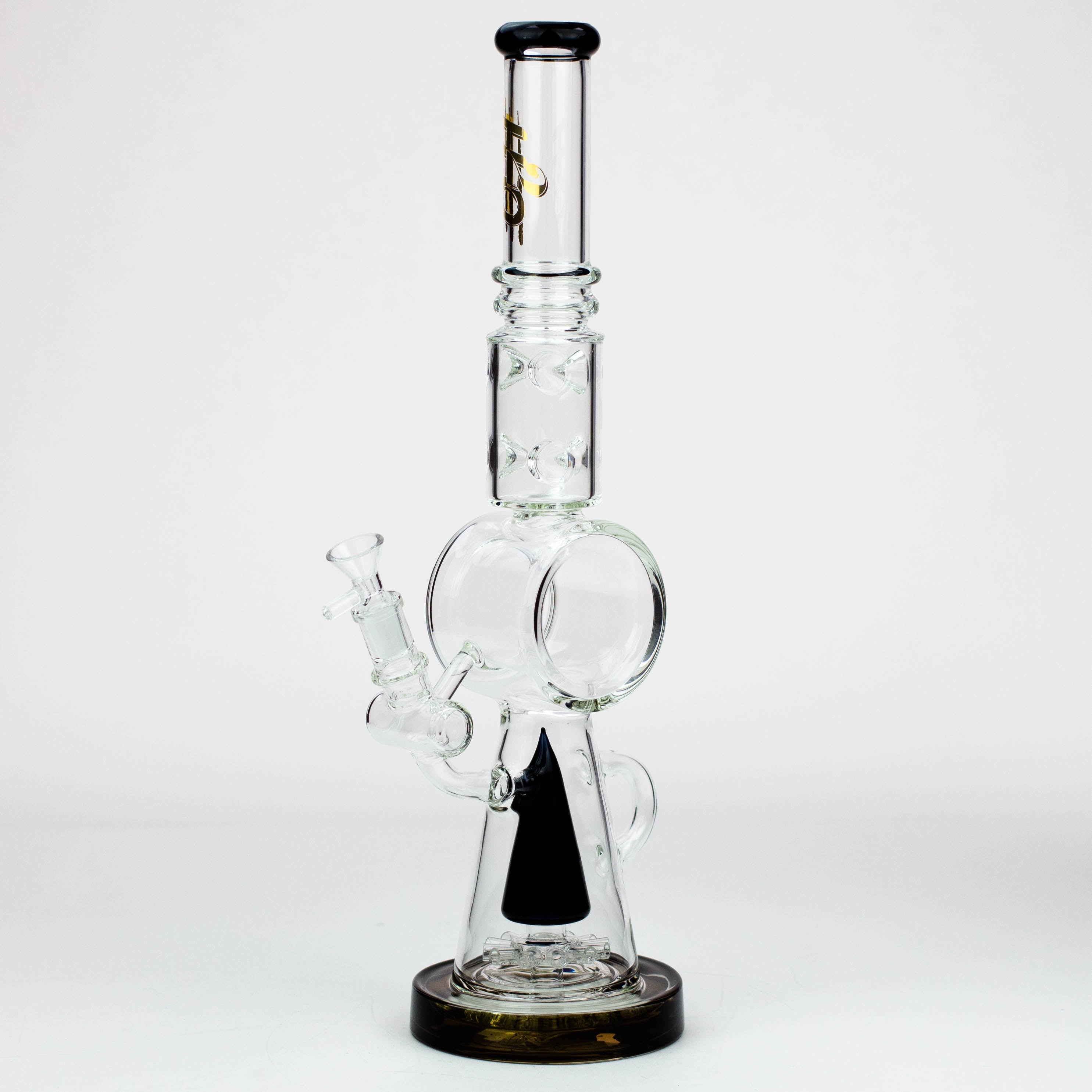 18" H2O Cone diffuser glass water bong [H2O-16]
