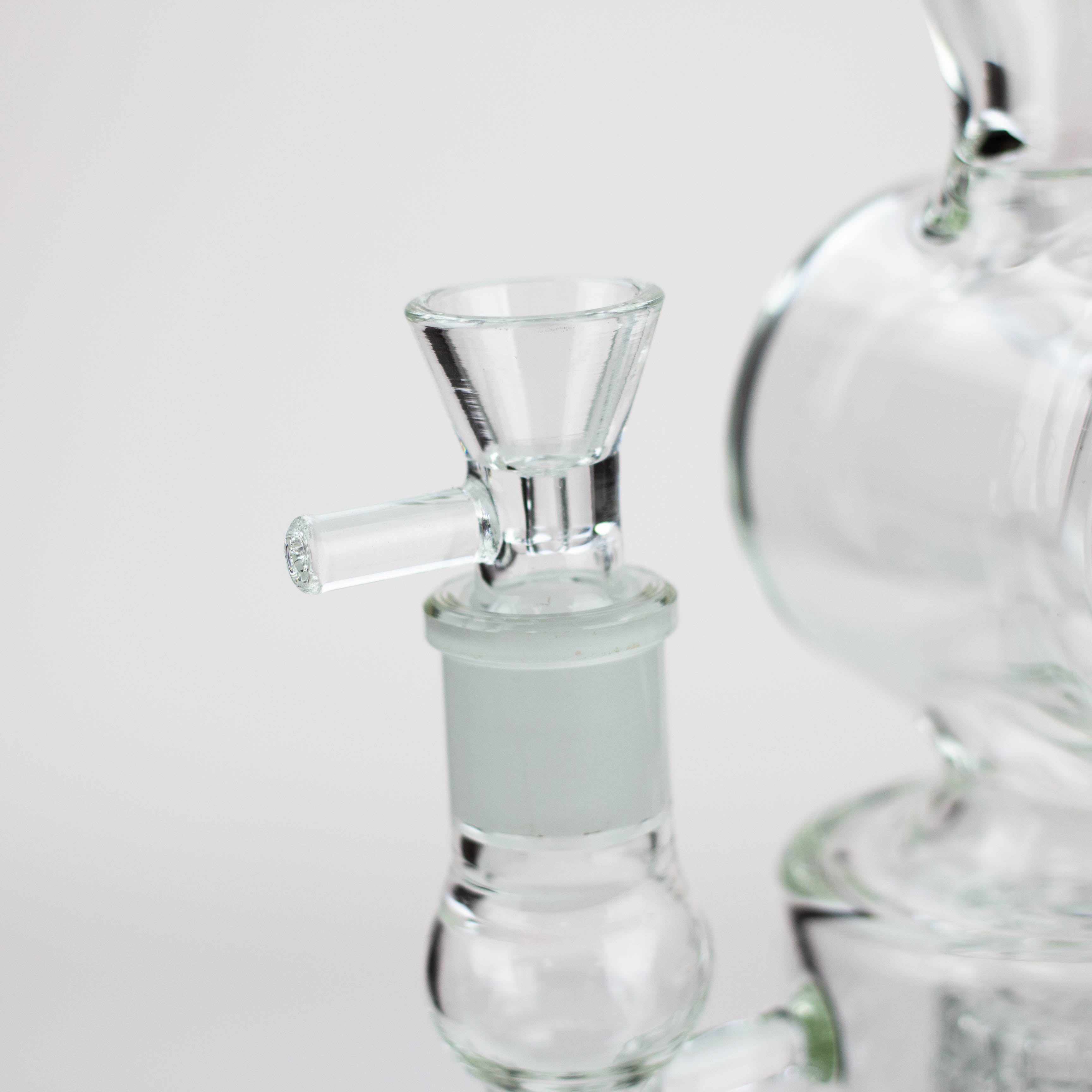 21" H2O Double ring glass water bong [H2O-24]