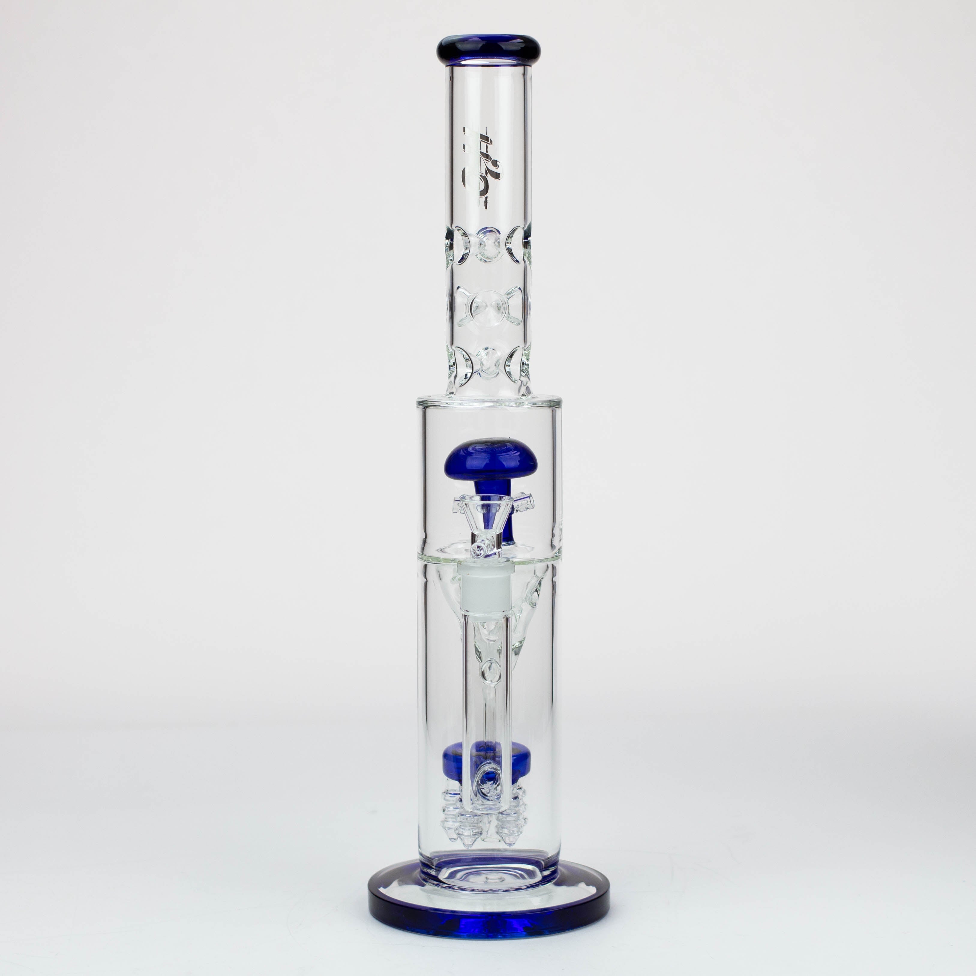 17" H2O Funnel glass water bong [H2O-26]