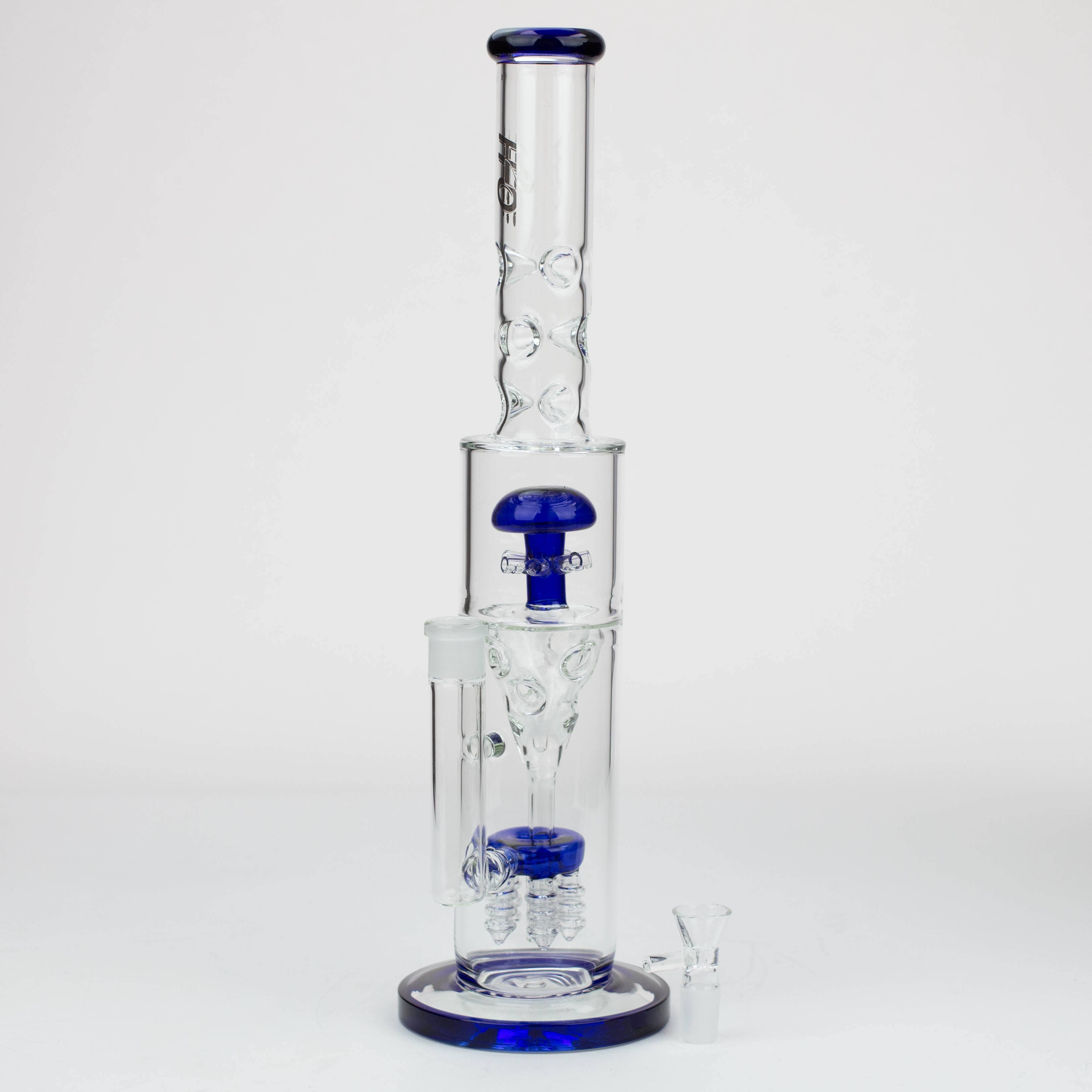 17" H2O Funnel glass water bong [H2O-26]