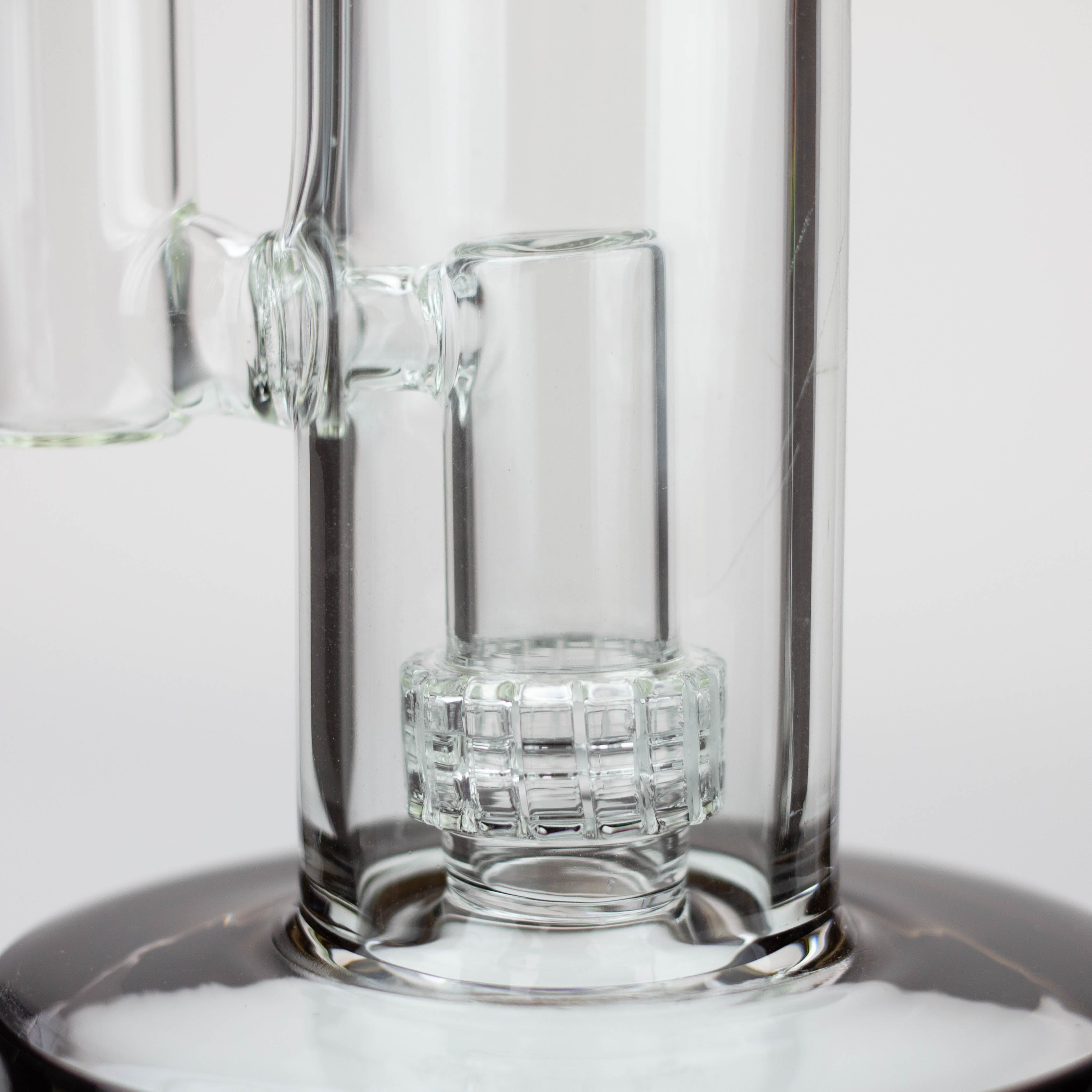 16" H2O Dual Honeycomb diffuser Glass water bong [H2O-27]