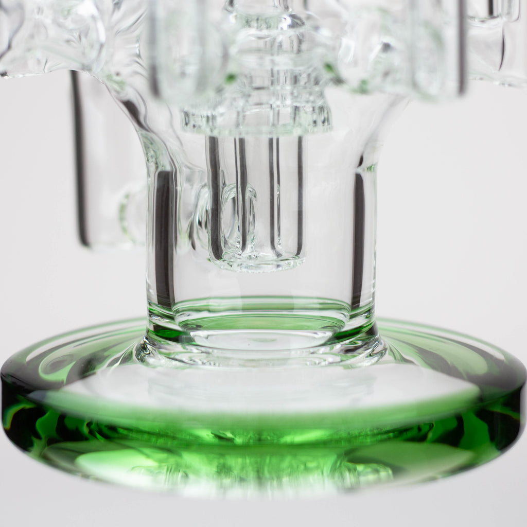 13.5" H2O Glass water recycle bong [H2O-17]
