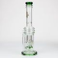 17" H2O glass water bong with double layer honeycomb [H2O-28]